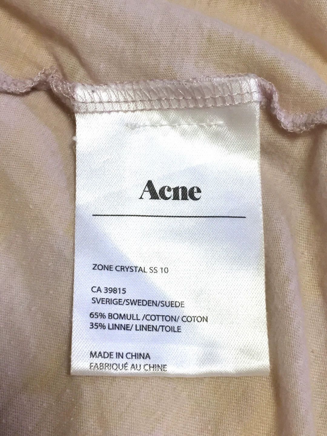 Acne Studios Acne Studios Oversize Stretch Tank Top Size US S / EU 44-46 / 1 - 5 Thumbnail
