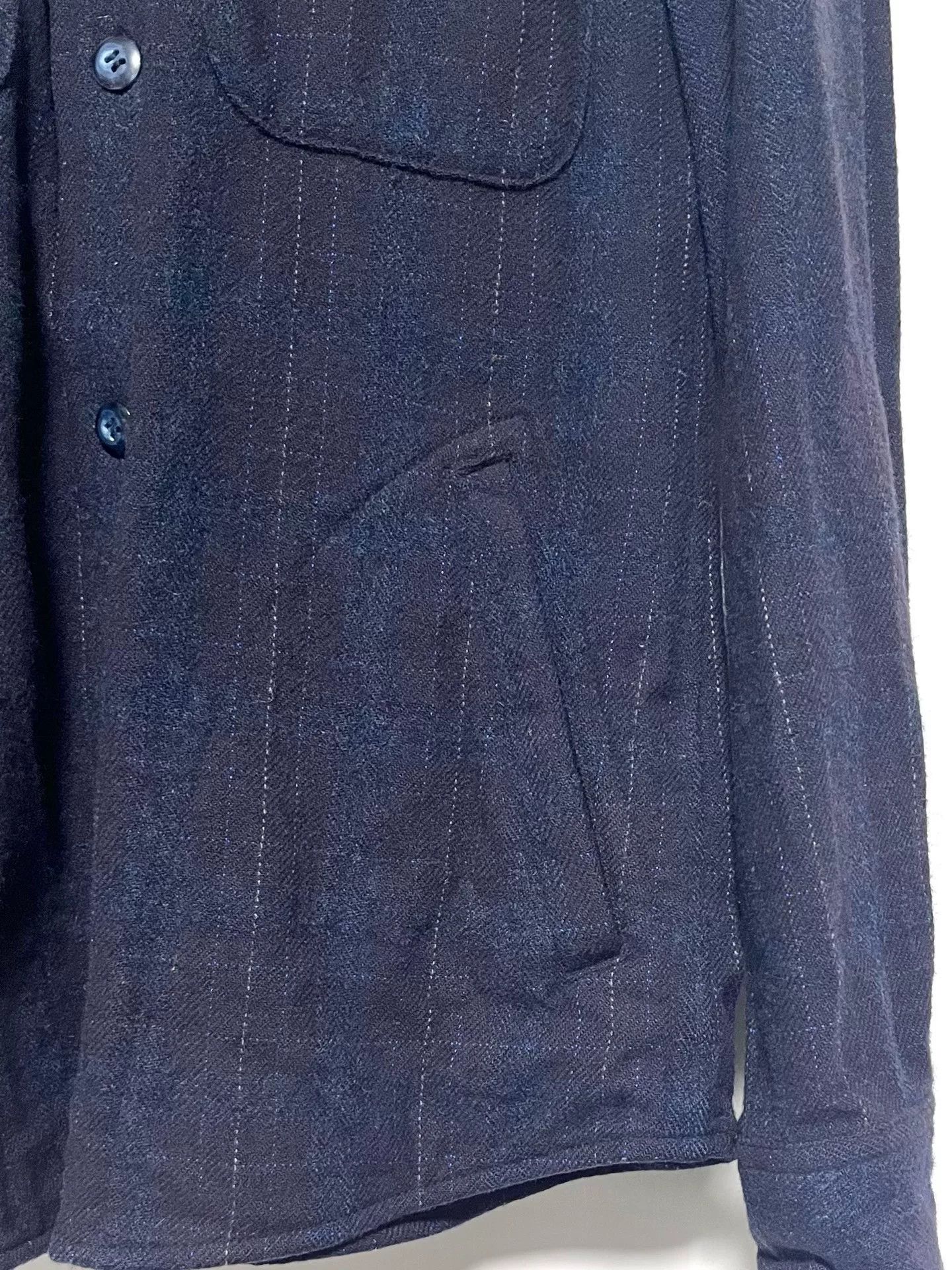 Blue Blue Japan Indigo Tweed Work Shirt Made Japan Size US S / EU 44-46 / 1 - 3 Thumbnail