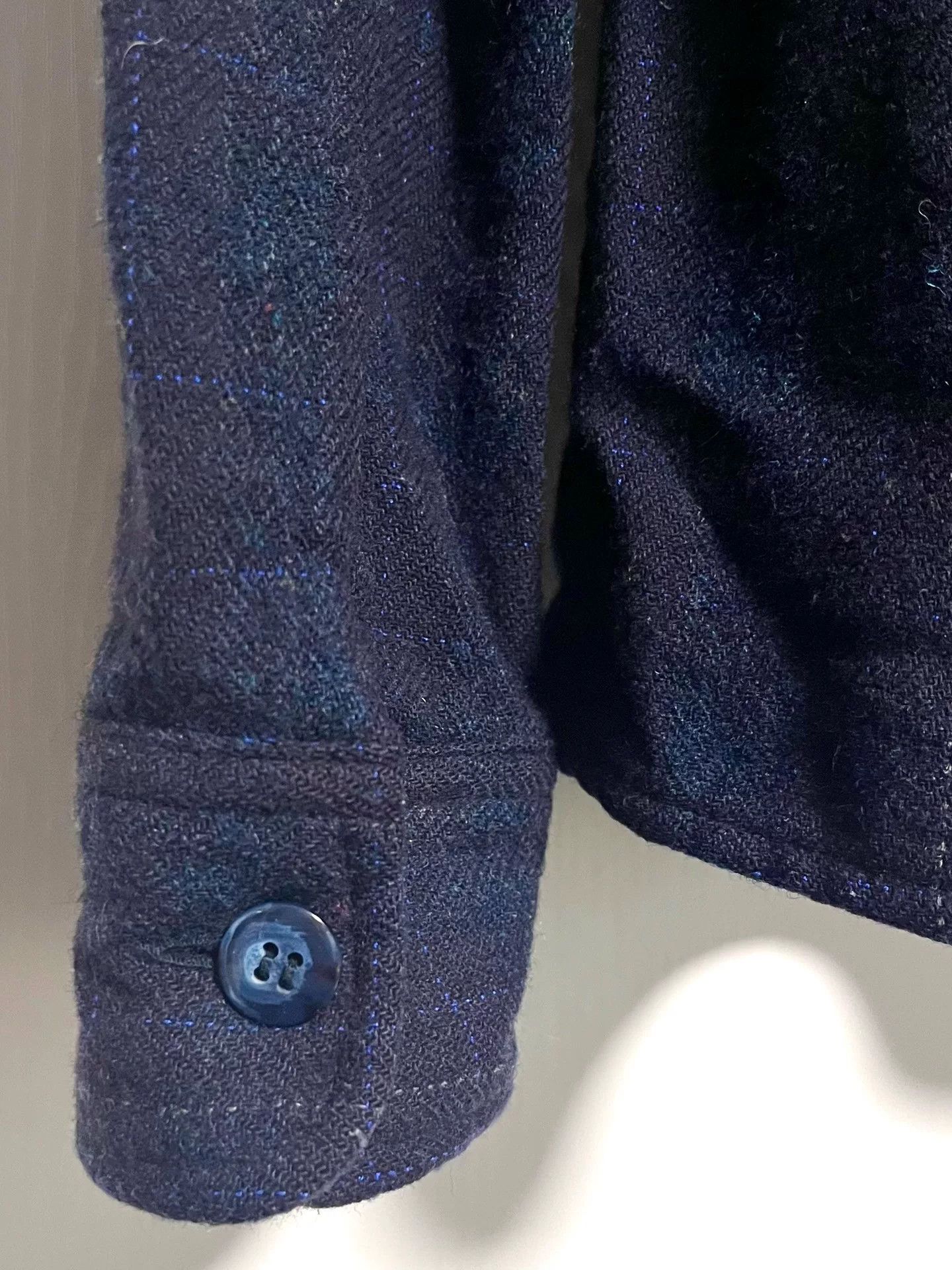 Blue Blue Japan Indigo Tweed Work Shirt Made Japan Size US S / EU 44-46 / 1 - 7 Thumbnail