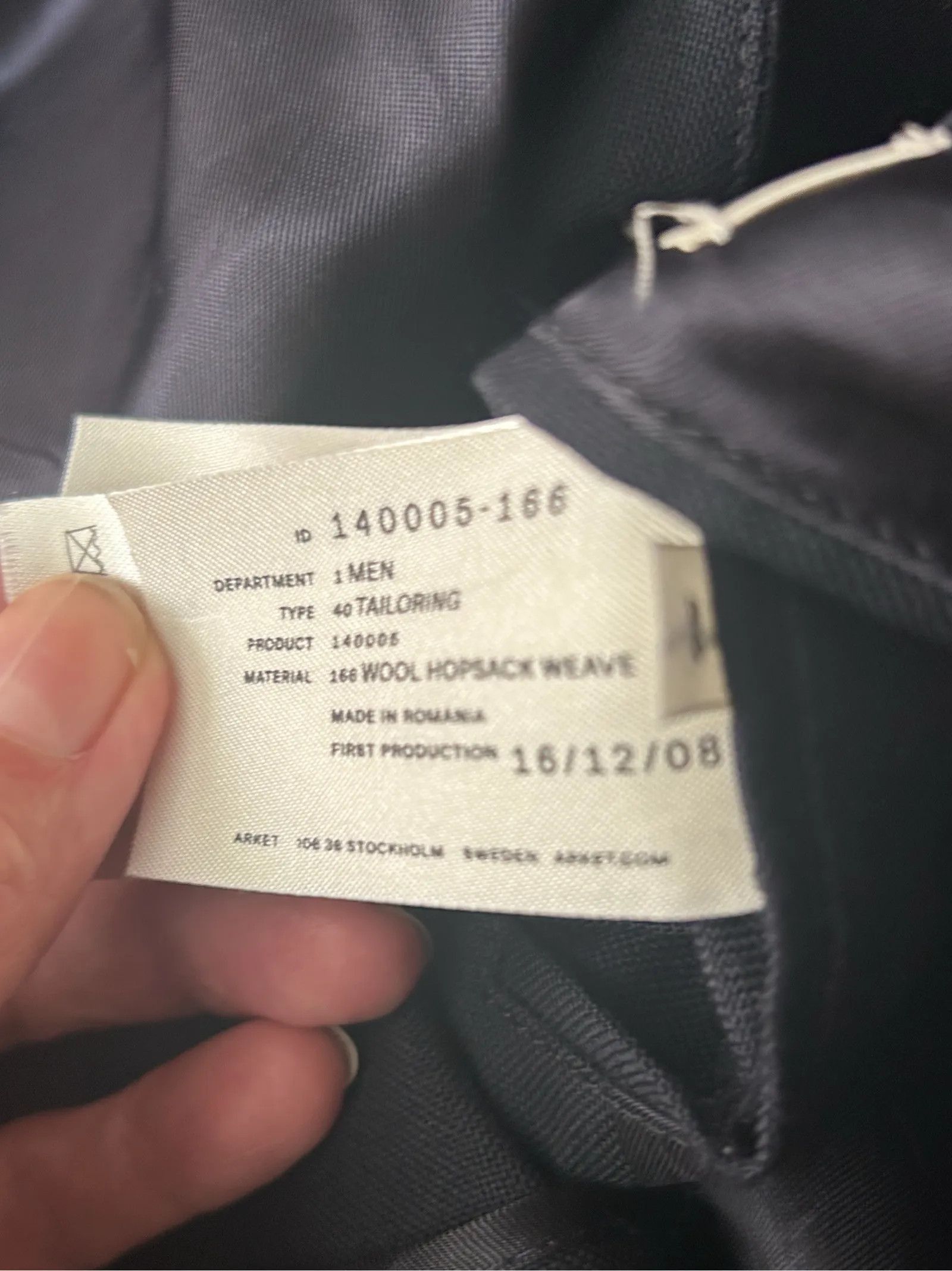 Arket Arket Suit Size 42R - 3 Thumbnail
