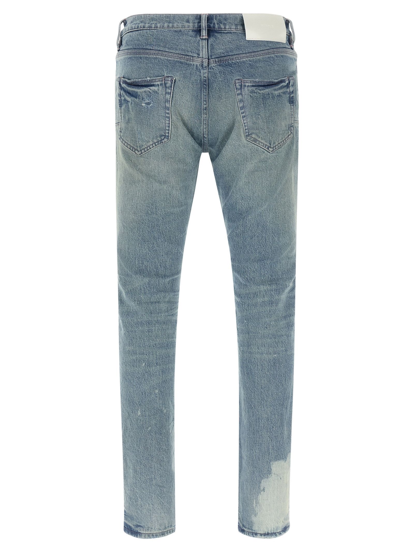 Purple 'P001 Repairs' jeans Size US 33 - 2 Thumbnail