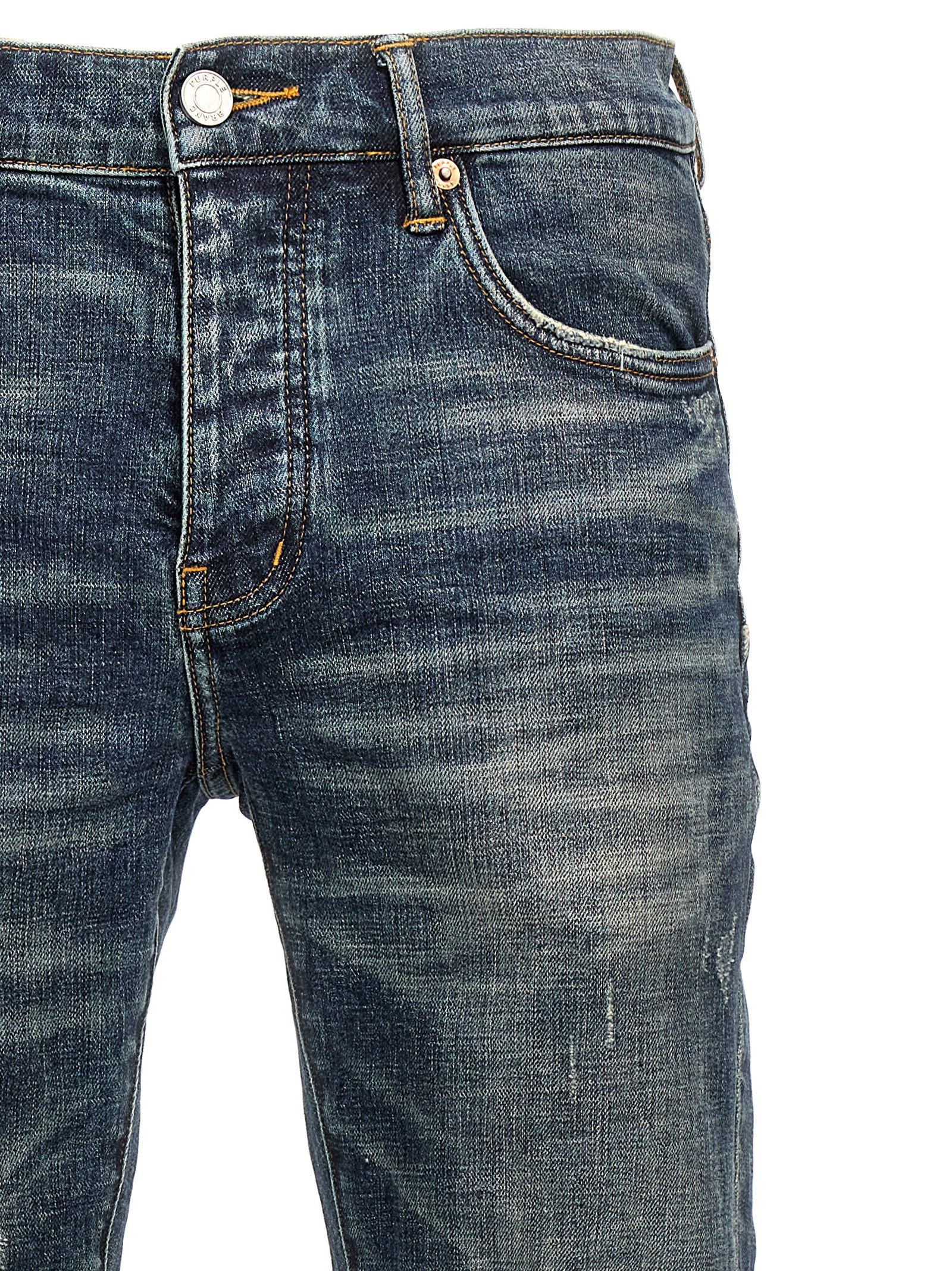 Purple '1 year dirty fade' jeans Size US 31 - 3 Thumbnail