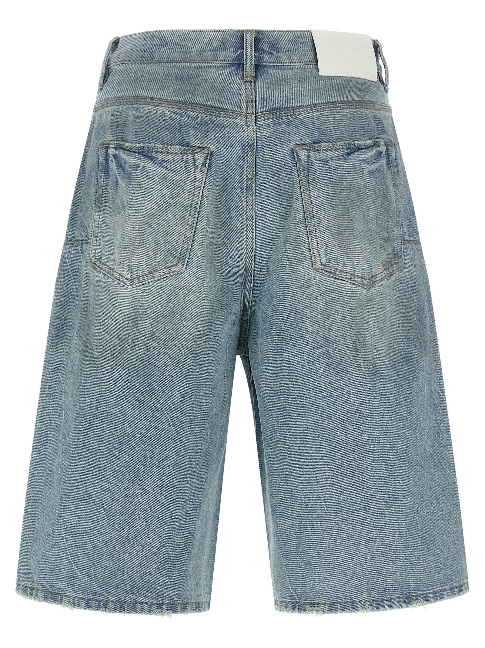 Purple 'P070 Vintage Dust Bowl' bermuda shorts Size US 31 - 2 Thumbnail