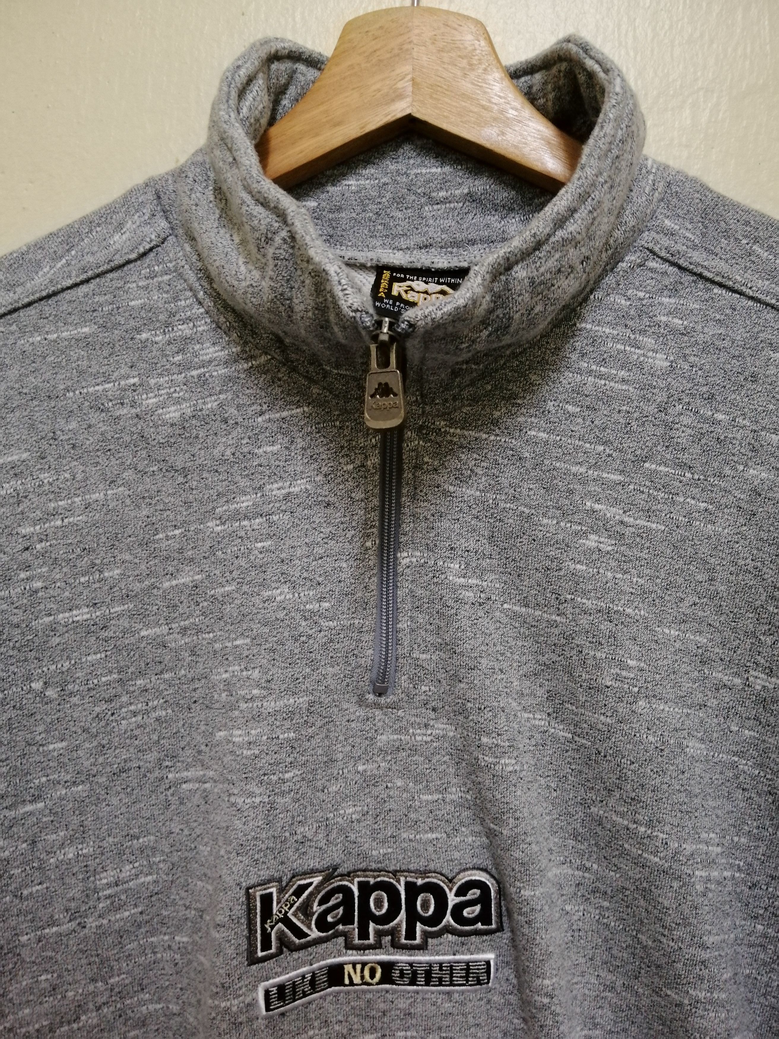 Kappa × Vintage Vintage Kappa Embroidery Half Zipper Sweatshirt B18 Size US L / EU 52-54 / 3 - 6 Thumbnail