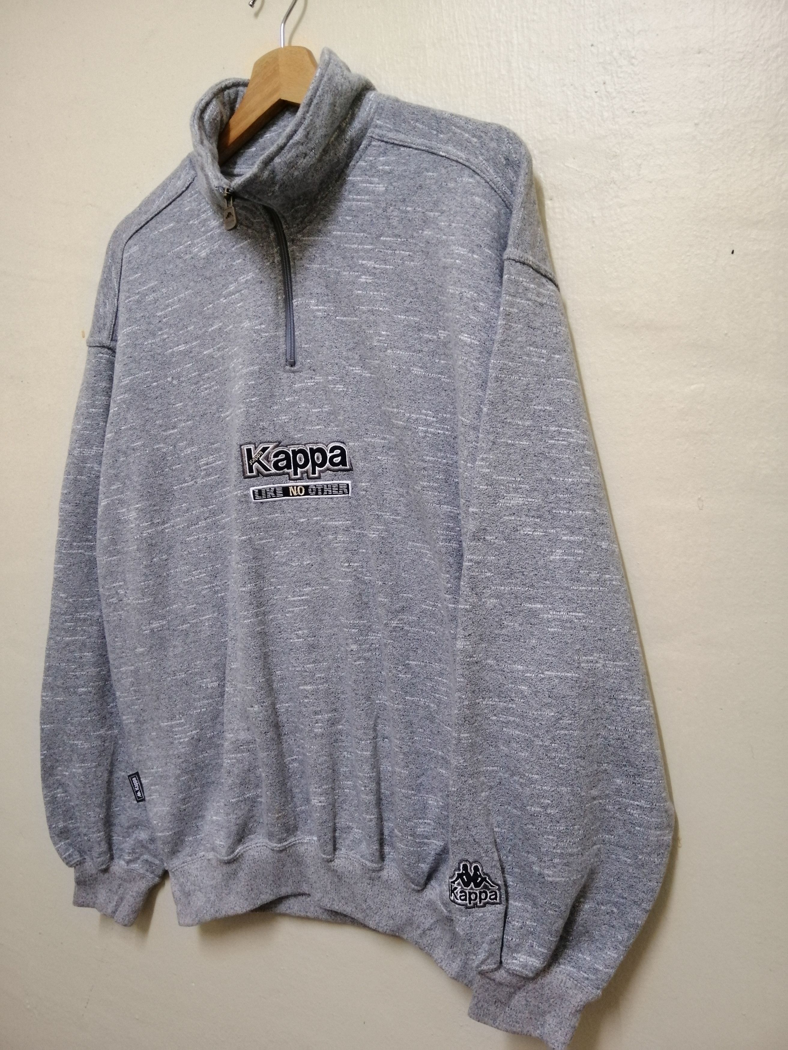 Kappa × Vintage Vintage Kappa Embroidery Half Zipper Sweatshirt B18 Size US L / EU 52-54 / 3 - 7 Thumbnail
