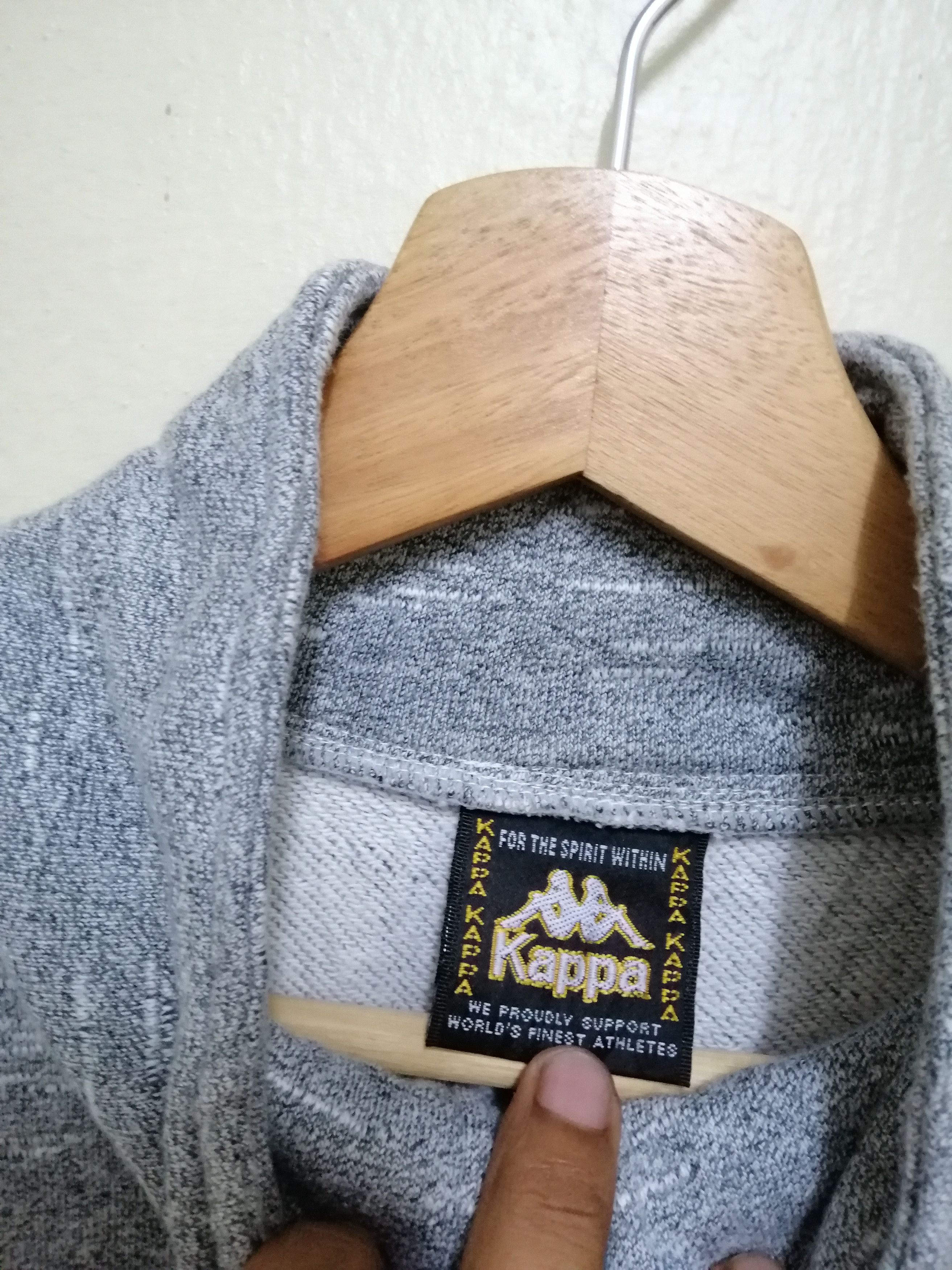 Kappa × Vintage Vintage Kappa Embroidery Half Zipper Sweatshirt B18 Size US L / EU 52-54 / 3 - 5 Thumbnail