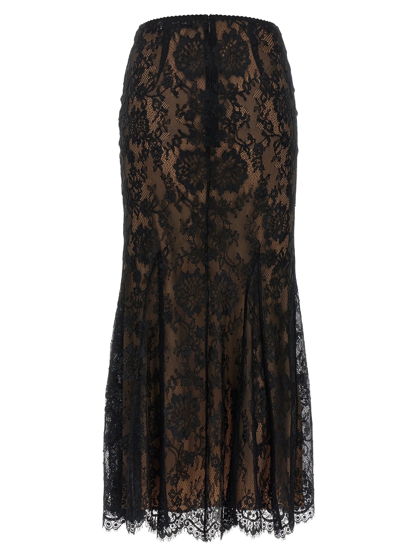 Self-Portrait 'Black Lace Midi' skirt Size 30" / US 8 / IT 44 - 2 Thumbnail