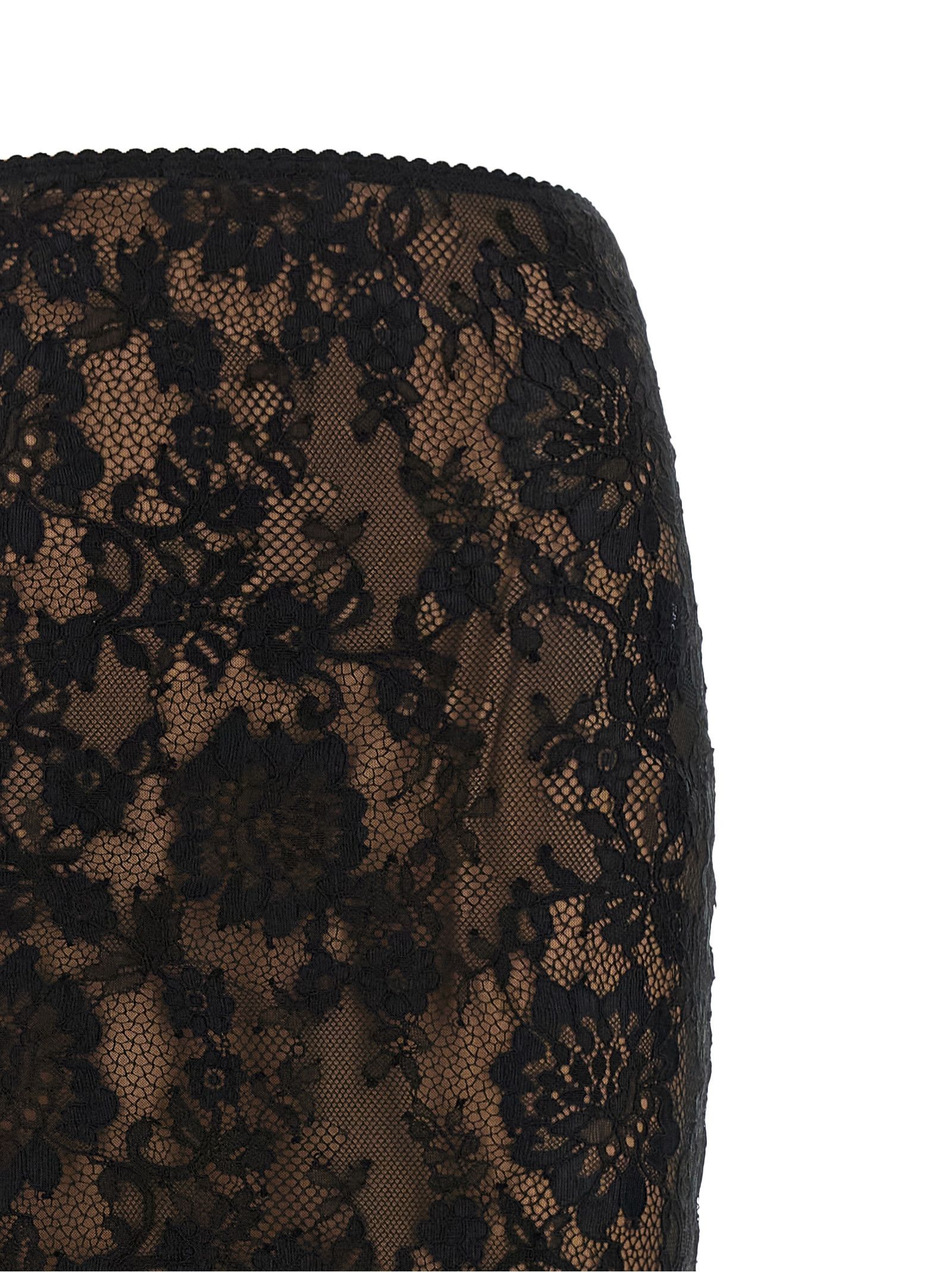 Self-Portrait 'Black Lace Midi' skirt Size 30" / US 8 / IT 44 - 3 Thumbnail