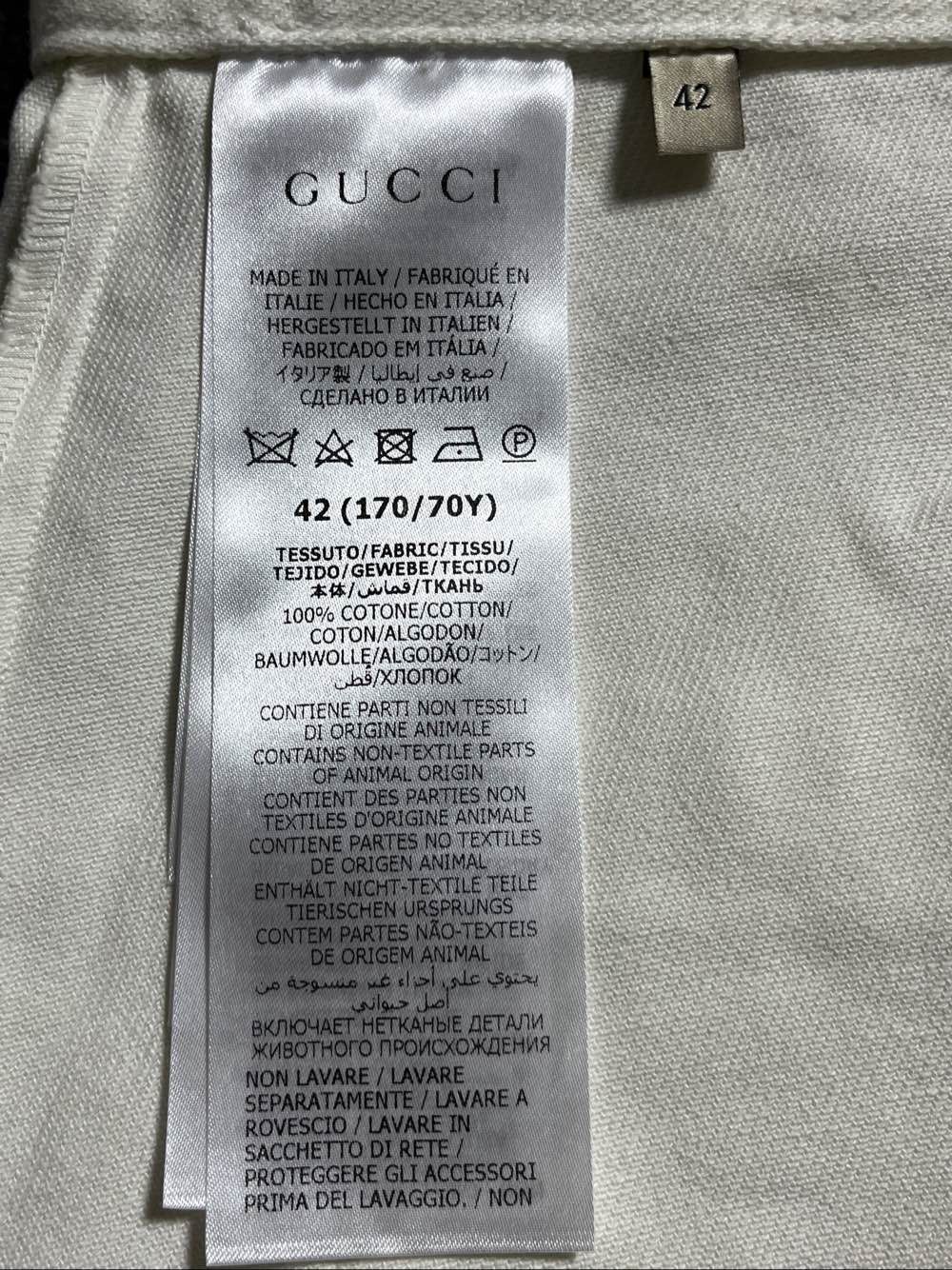 Gucci Gucci Horsebit Detail Cotton Mini Skirt Size 42 Size 28" / US 6 / IT 42 - 4 Thumbnail