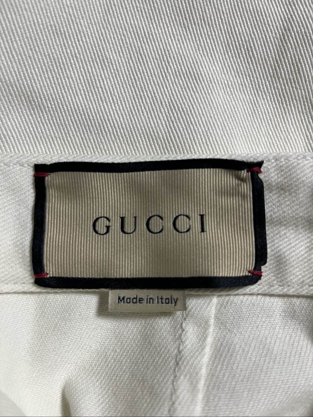 Gucci Gucci Horsebit Detail Cotton Mini Skirt Size 42 Size 28" / US 6 / IT 42 - 3 Thumbnail