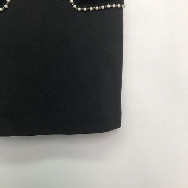 Gucci Gucci Pearl Bow Velvet Trim Mini Dress XS Size XS / US 0-2 / IT 36-38 - 6 Thumbnail