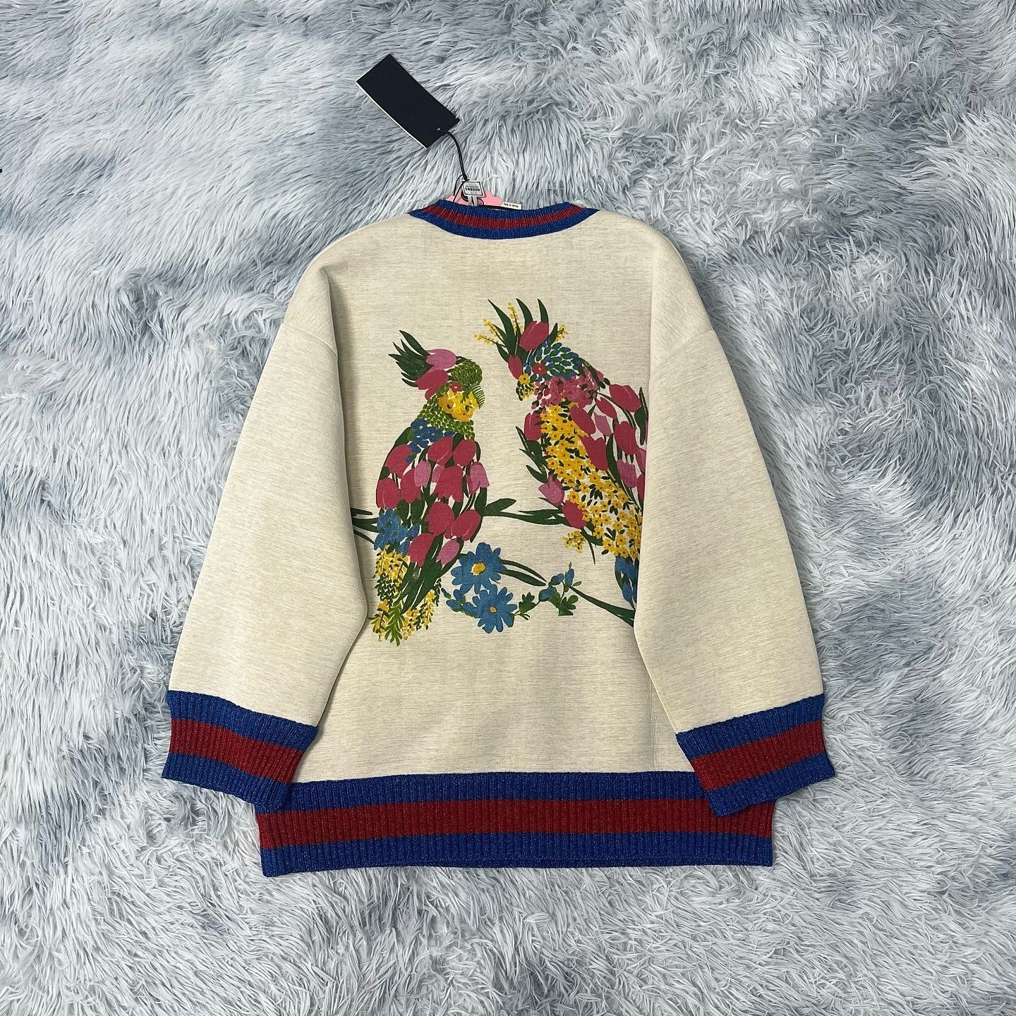 Gucci Gucci Flower Heart Sweatshirt Size XL Size US XL / EU 56 / 4 - 2 Thumbnail
