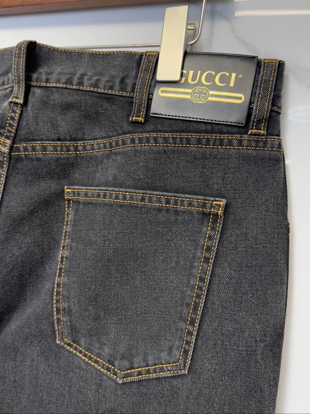 Gucci GUCCI Embroidered Denim Jeans Size 36 Size US 36 / EU 52 - 7 Thumbnail