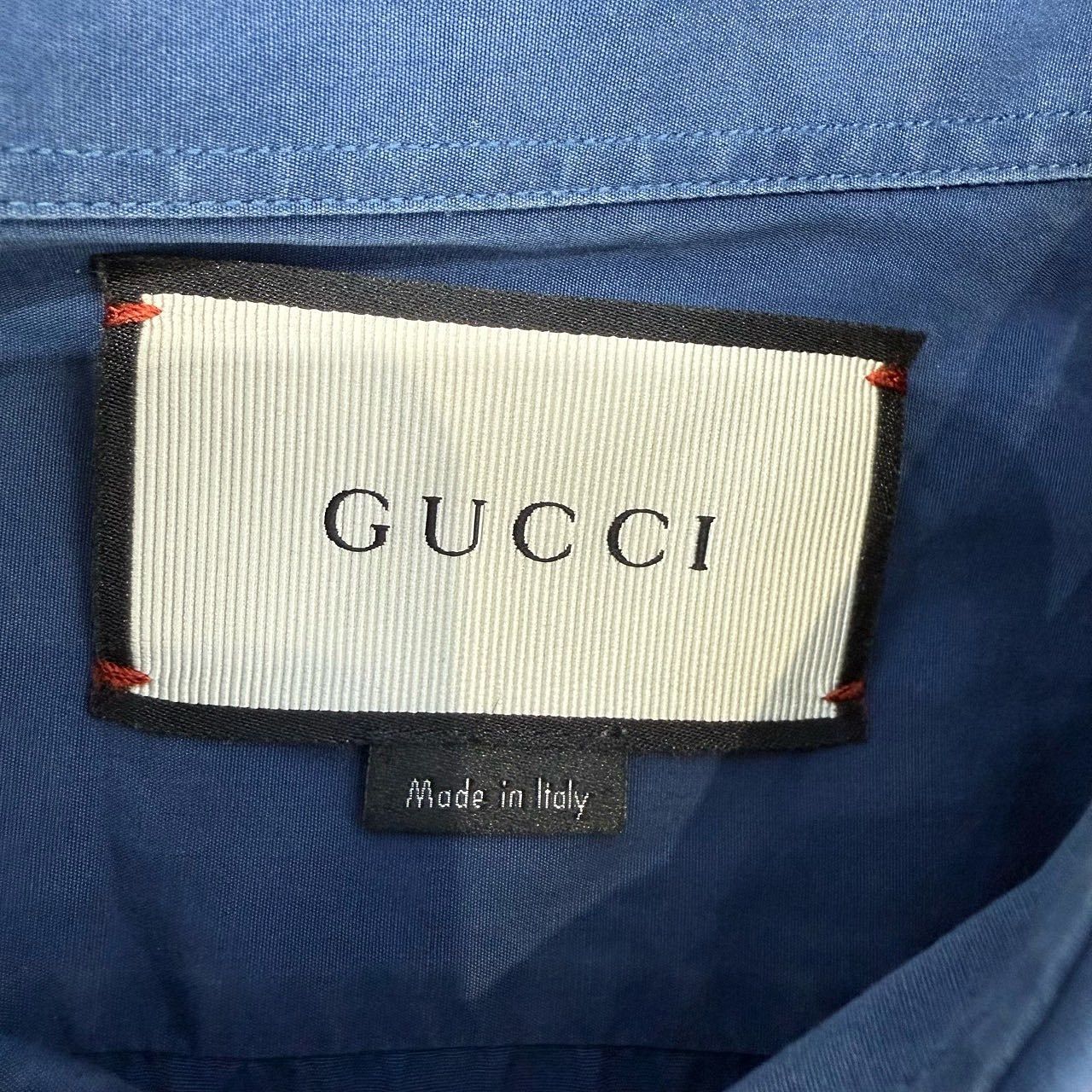 Gucci Gucci Bee Embroidered Button Up Shirt Size S Size US S / EU 44-46 / 1 - 3 Thumbnail