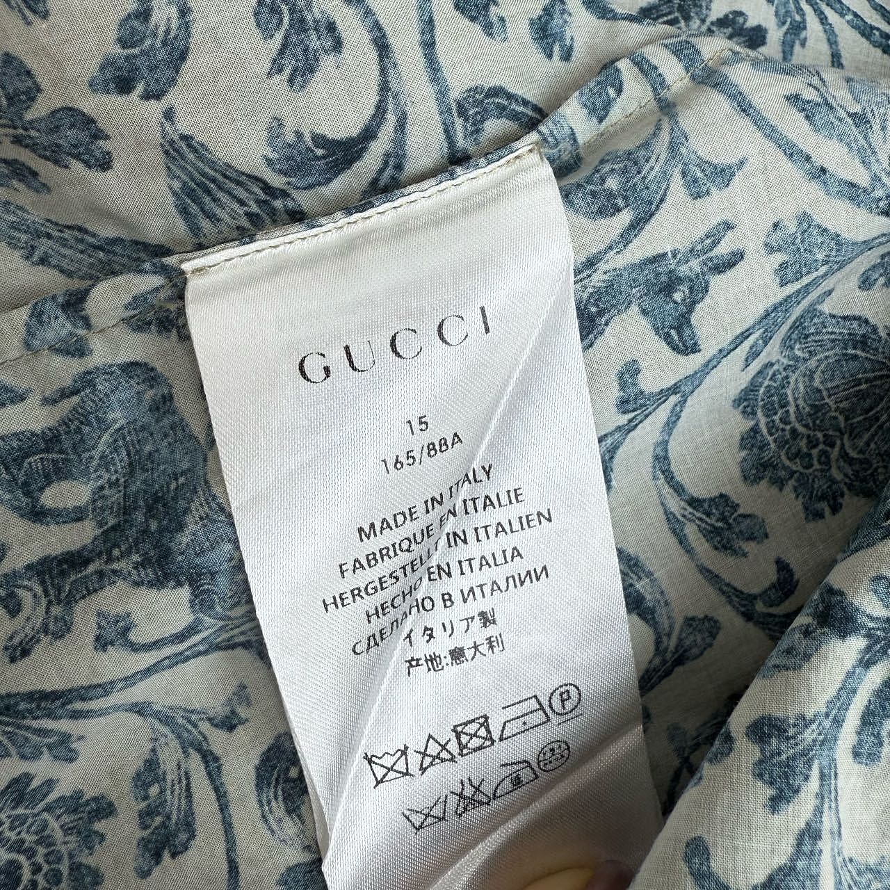 Gucci Gucci Floral Pattern Button Up Shirt Size S Size US S / EU 44-46 / 1 - 4 Thumbnail