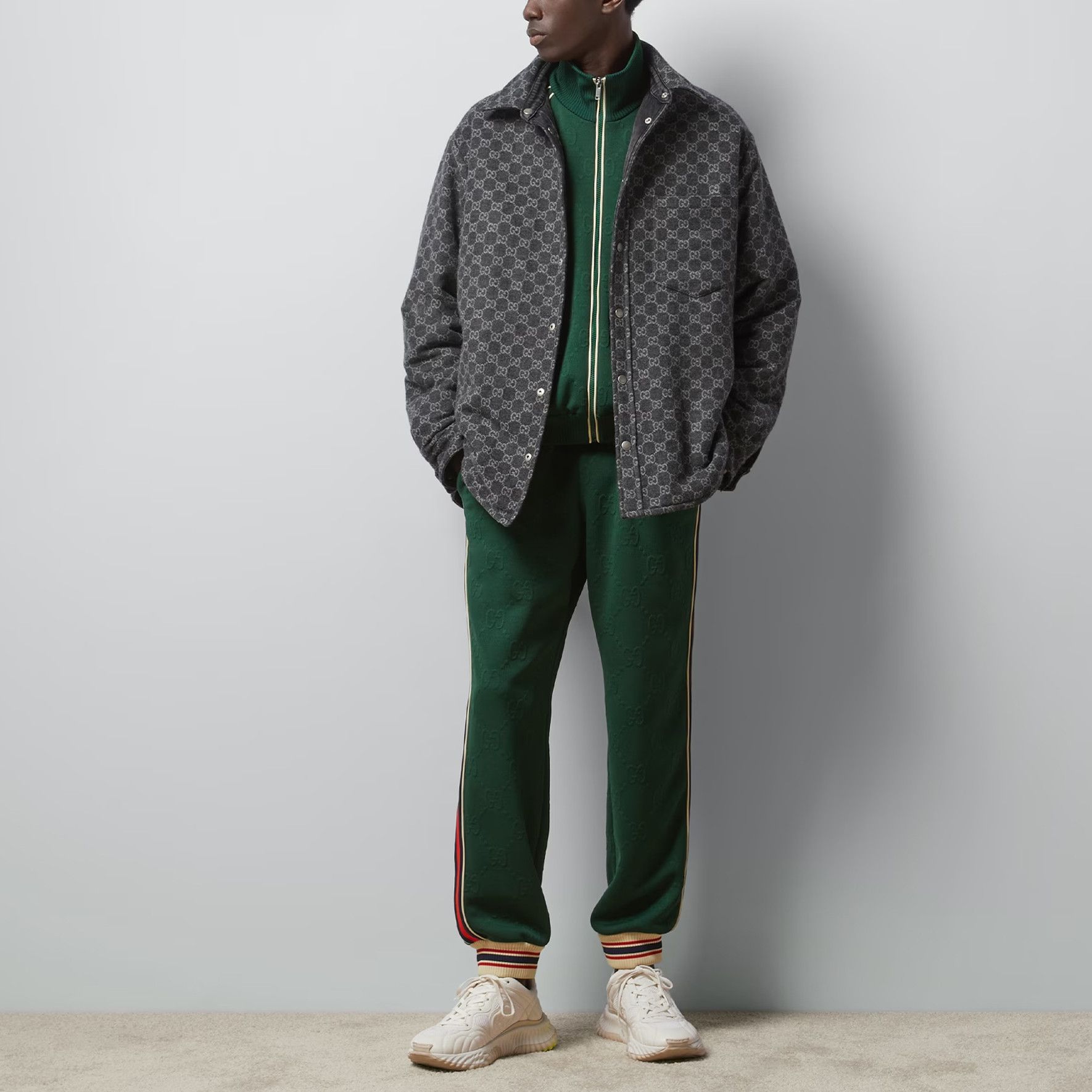 Gucci Gucci GG Jacquard Track Jacket Size XS Size US XS / EU 42 / 0 - 11 Thumbnail