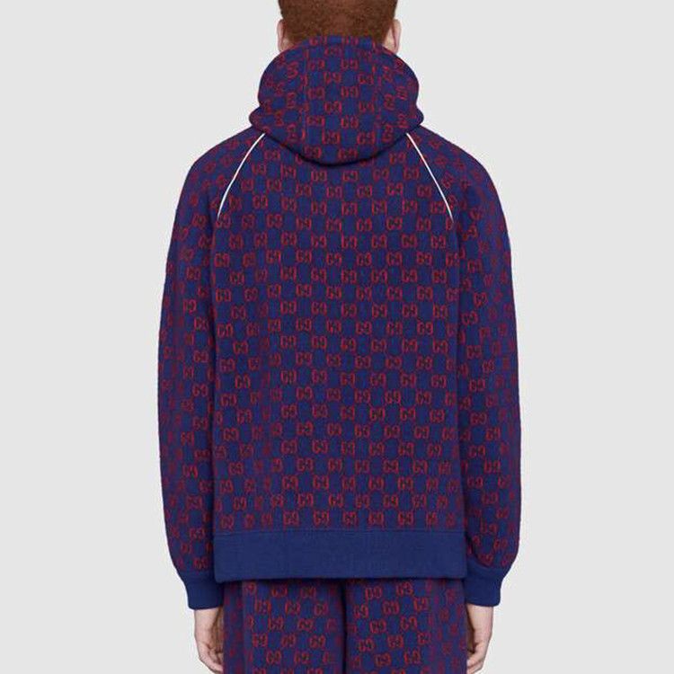 Gucci Gucci GG Monogram Wool Cashmere Hoodie Size M Size US M / EU 48-50 / 2 - 7 Thumbnail