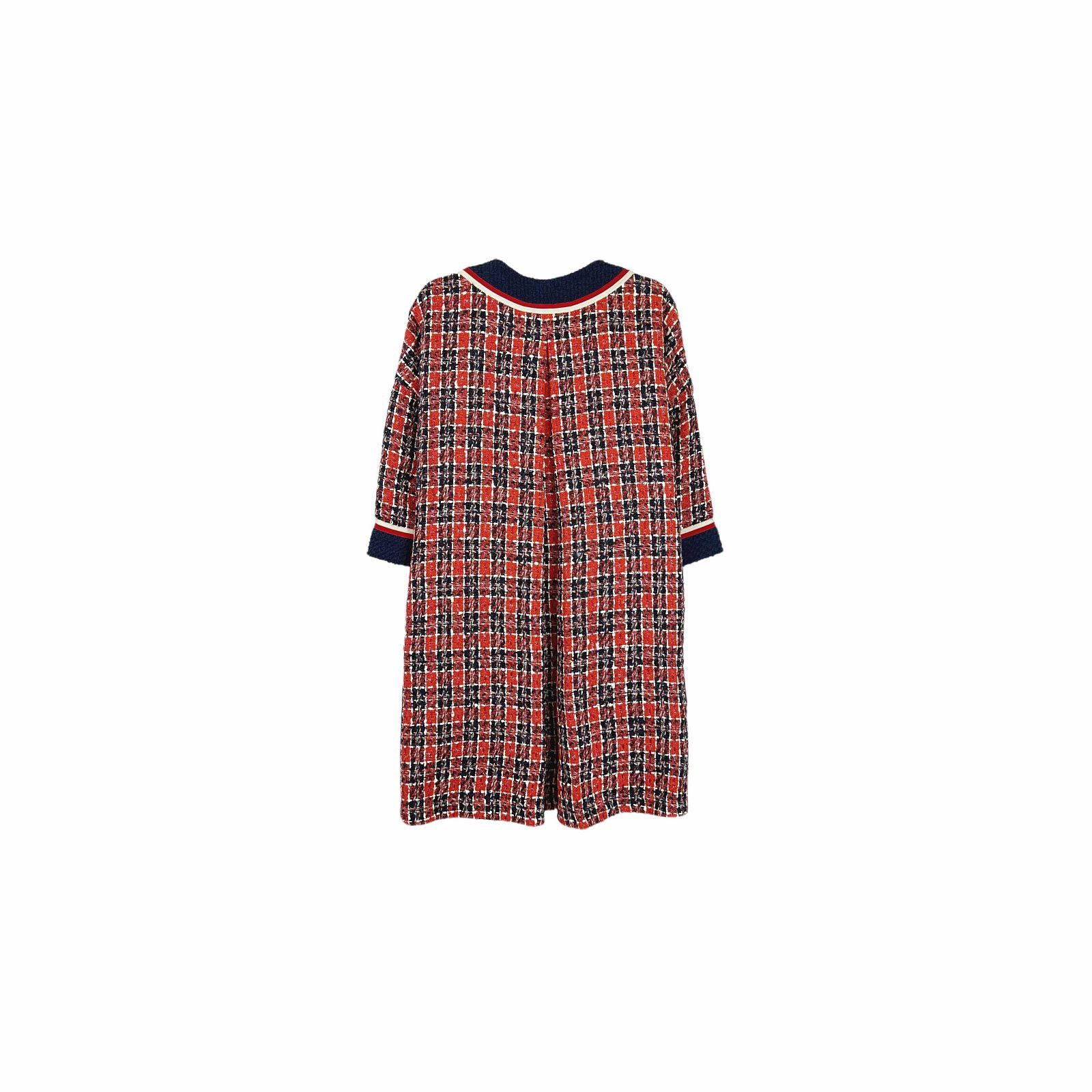 Gucci Gucci Red Tweed Mini Dress Size 42 Size M / US 6-8 / IT 42-44 - 2 Thumbnail