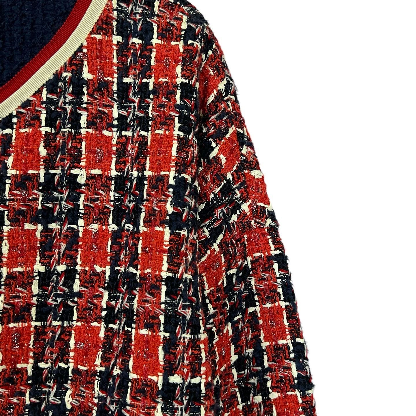 Gucci Gucci Red Tweed Mini Dress Size 42 Size M / US 6-8 / IT 42-44 - 5 Thumbnail