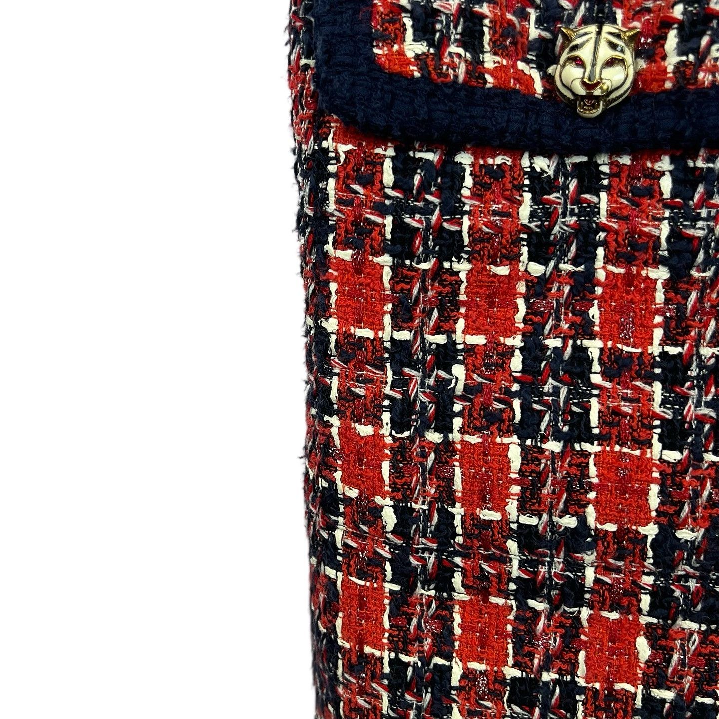 Gucci Gucci Red Tweed Mini Dress Size 42 Size M / US 6-8 / IT 42-44 - 6 Thumbnail
