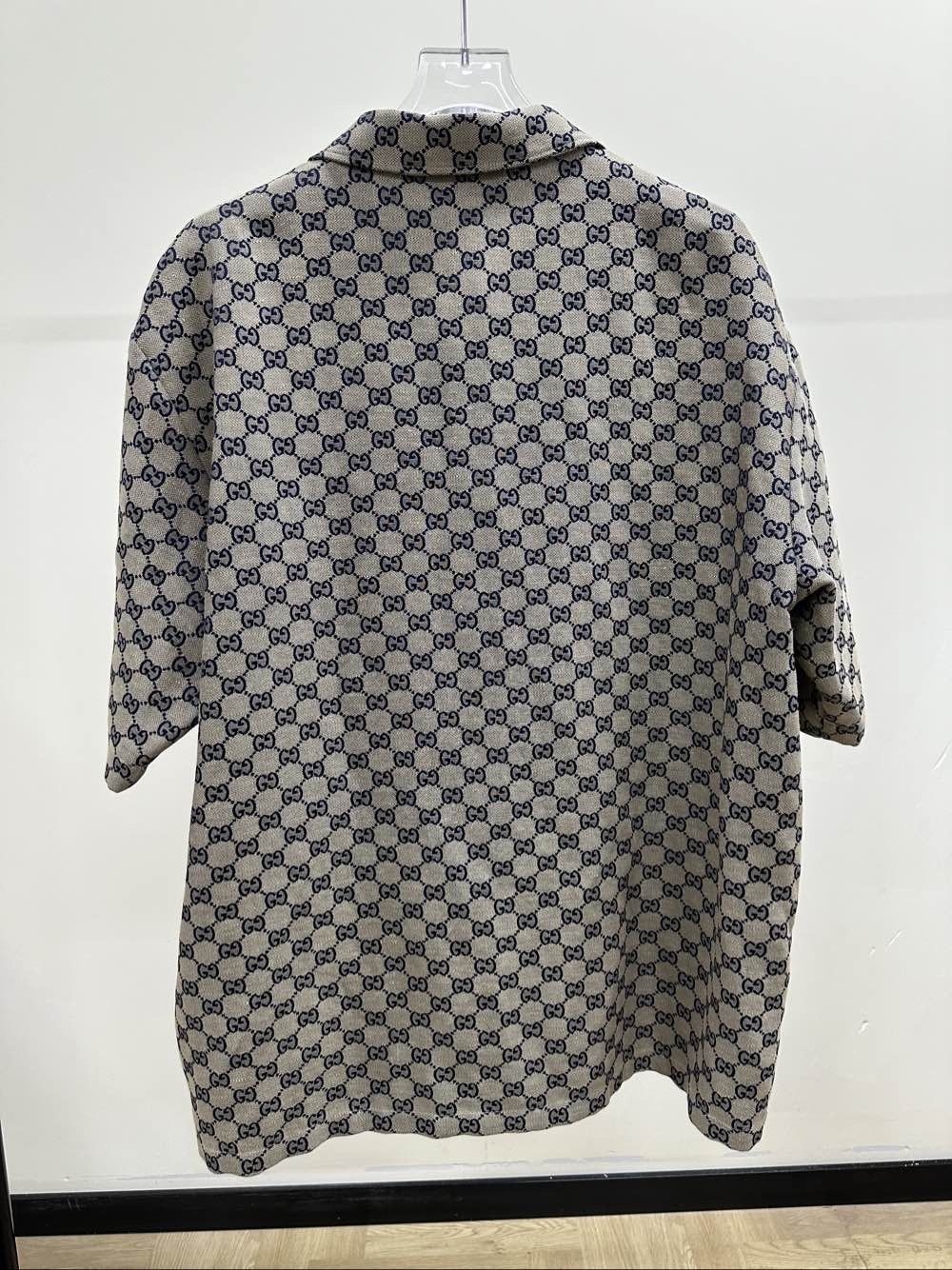 Gucci Gucci GG Logo Print Shirt Size L Size US L / EU 52-54 / 3 - 2 Thumbnail