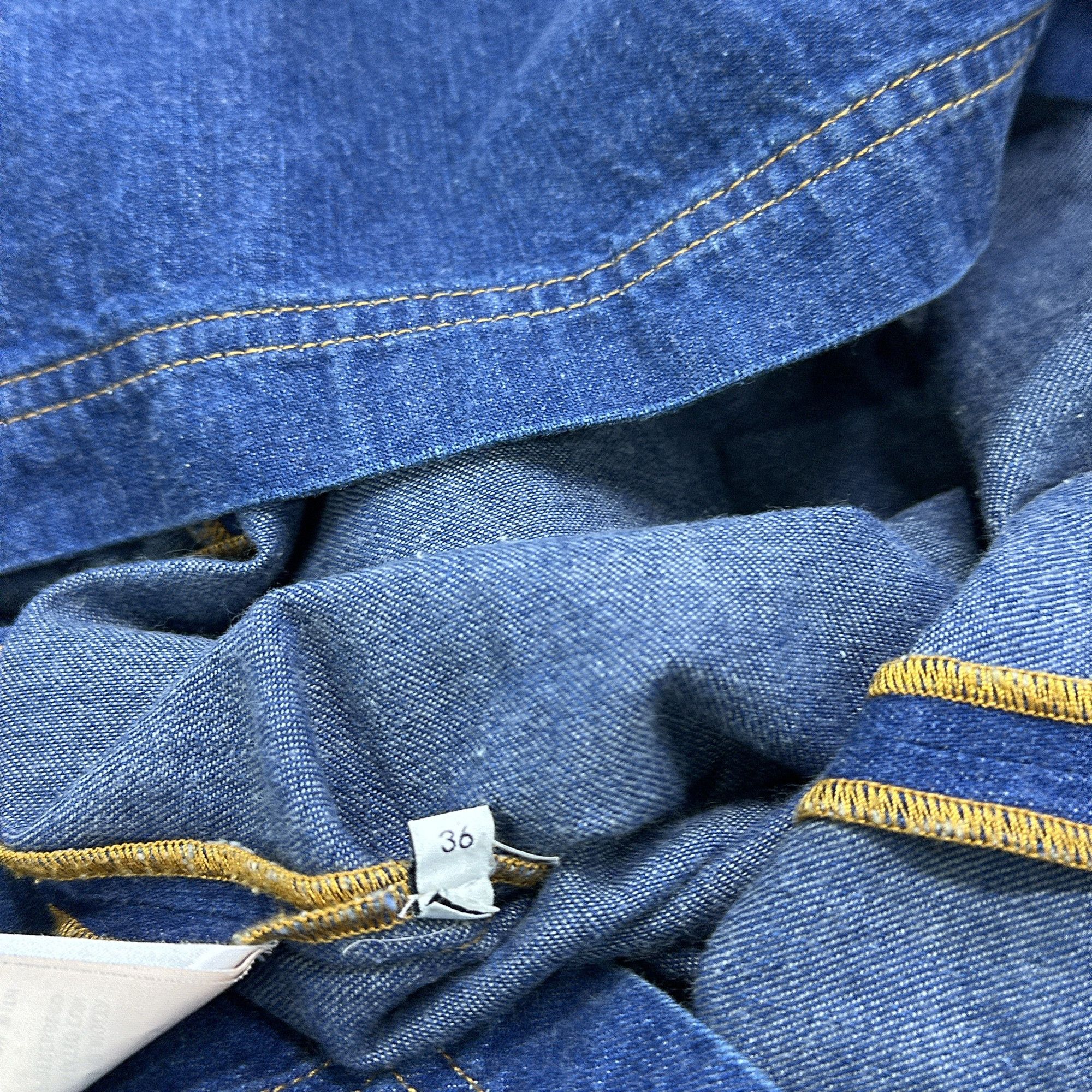 Gucci Gucci Logo Patch Denim Dress Size 36 Size XS / US 0-2 / IT 36-38 - 5 Thumbnail