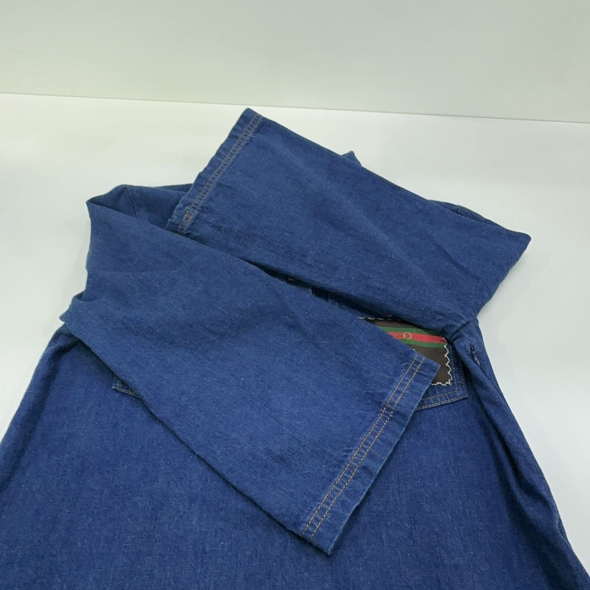 Gucci Gucci Logo Patch Denim Dress Size 36 Size XS / US 0-2 / IT 36-38 - 9 Thumbnail