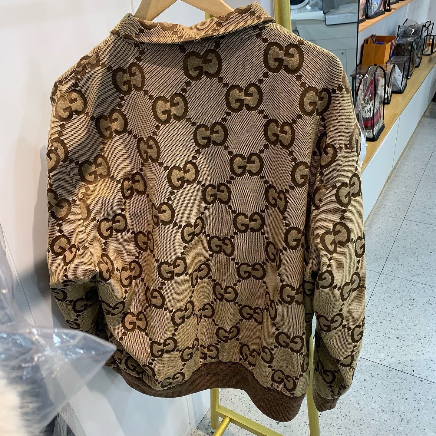 Gucci Gucci Monogram Canvas Bomber Jacket Size 54 Size US L / EU 52-54 / 3 - 2 Thumbnail