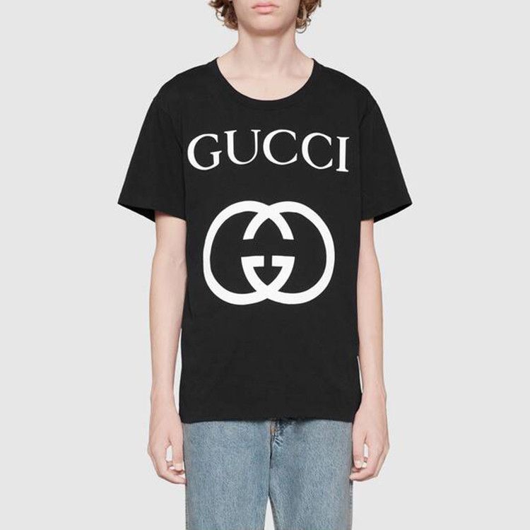 Gucci Gucci Interlocking G Logo T-Shirt Black Size M Size US M / EU 48-50 / 2 - 7 Thumbnail