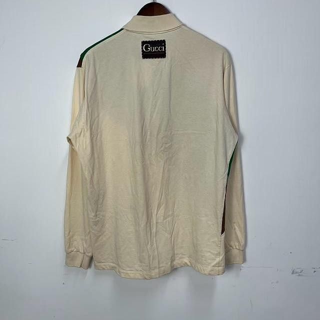 Gucci Gucci Colorblock Long Sleeve Polo Size M Size US M / EU 48-50 / 2 - 2 Thumbnail