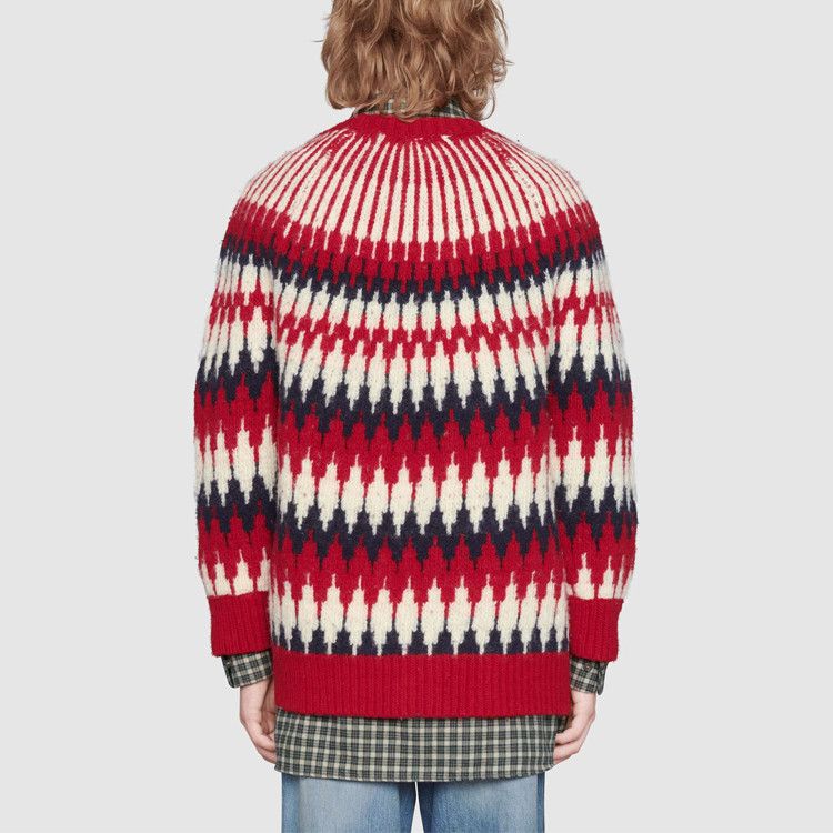 Gucci Gucci Jacquard Wool Cardigan Size S Size US S / EU 44-46 / 1 - 8 Thumbnail