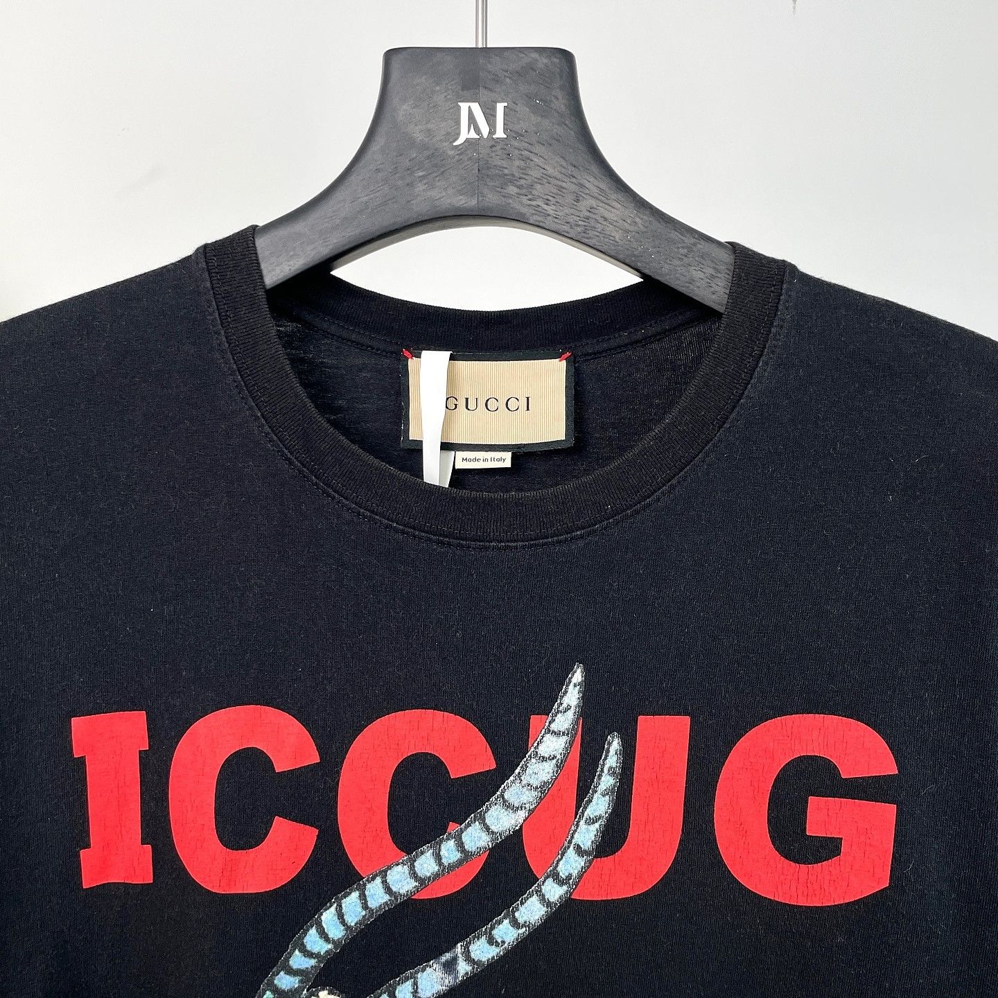 Gucci Gucci ICCUG Graphic T-Shirt Size L Size US L / EU 52-54 / 3 - 3 Thumbnail