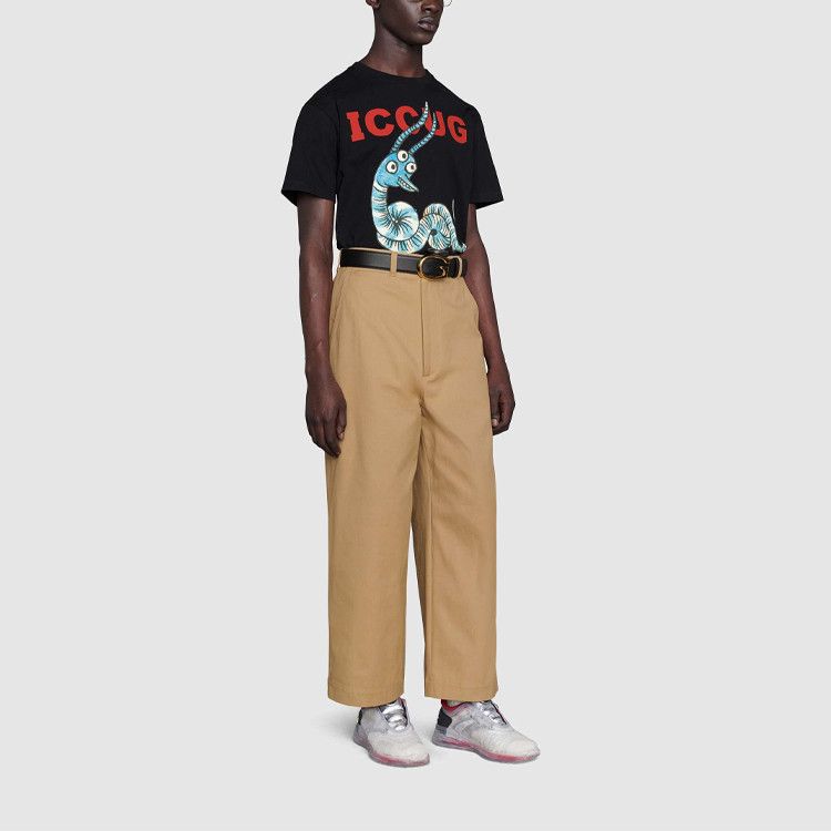 Gucci Gucci ICCUG Graphic T-Shirt Size L Size US L / EU 52-54 / 3 - 7 Thumbnail