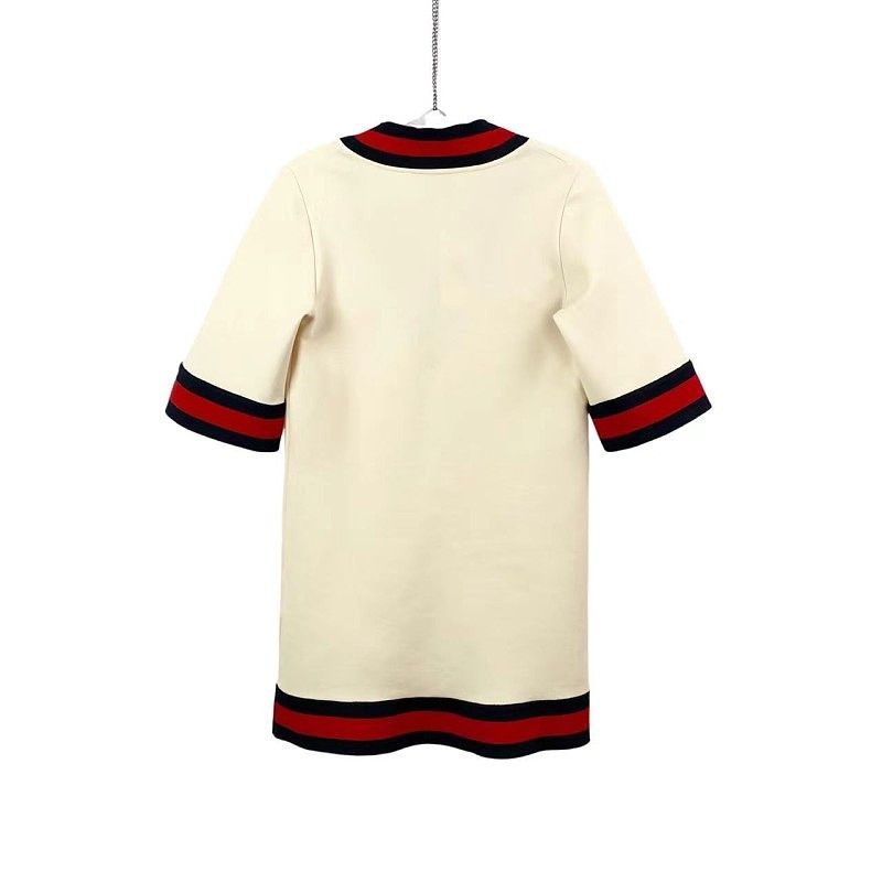 Gucci Gucci V-Neck Striped Mini Dress Size S Size S / US 4 / IT 40 - 2 Thumbnail