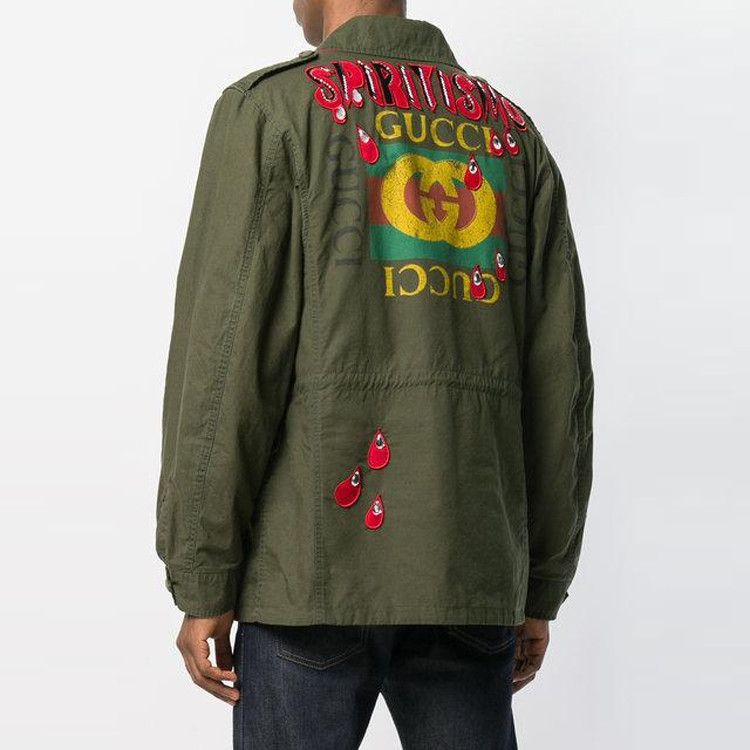 Gucci Gucci Spiritismo Logo Field Jacket Size S Size US S / EU 44-46 / 1 - 11 Thumbnail