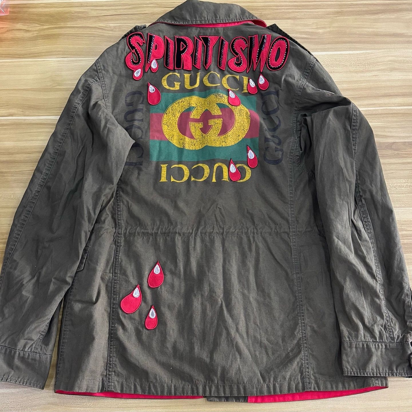 Gucci Gucci Spiritismo Logo Field Jacket Size S Size US S / EU 44-46 / 1 - 2 Thumbnail