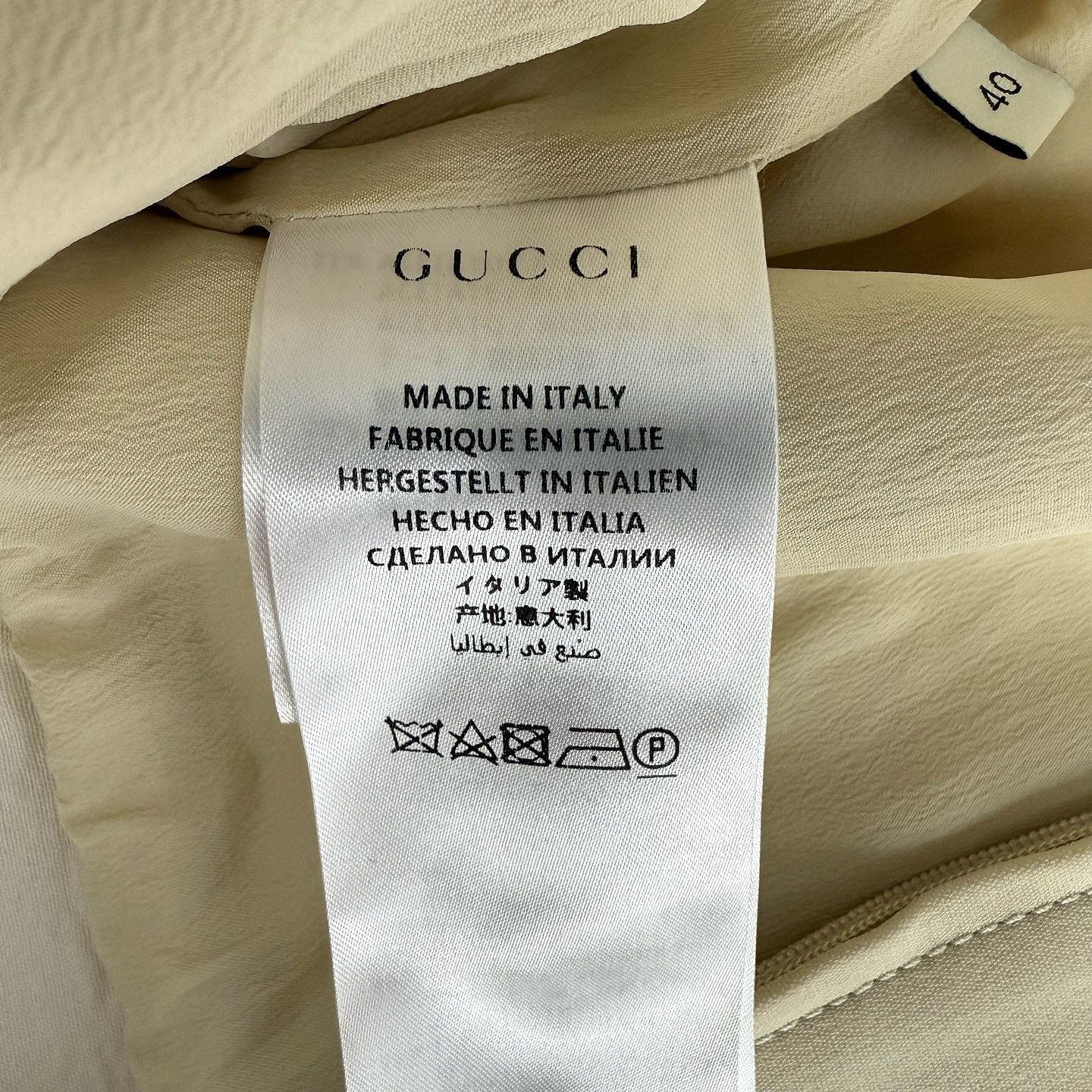 Gucci Gucci Zip-Front Belted Playsuit Size 40 Size 27" / US 4 / IT 40 - 4 Thumbnail