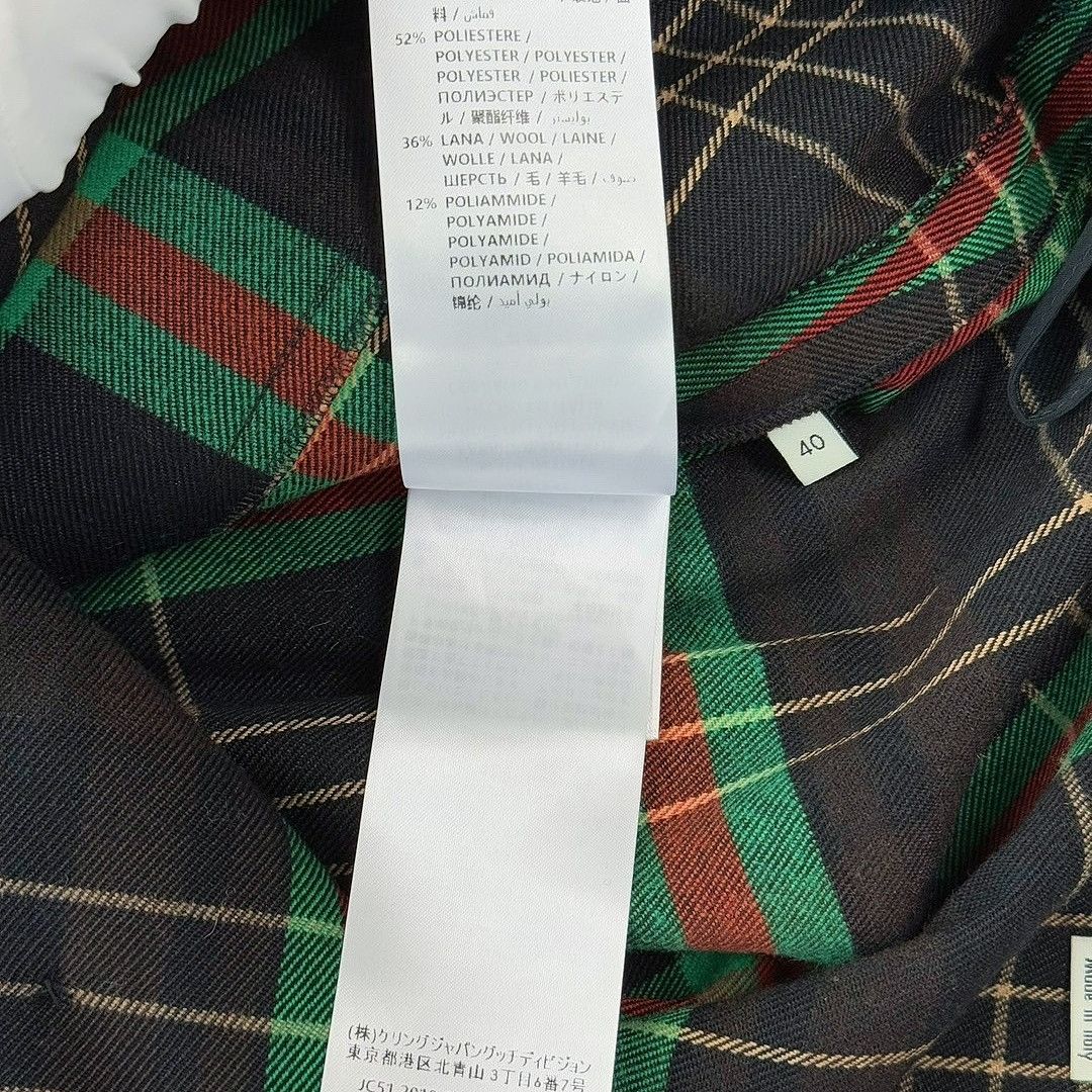 Gucci Gucci Plaid Midi Skirt Size 40 Size 27" / US 4 / IT 40 - 4 Thumbnail