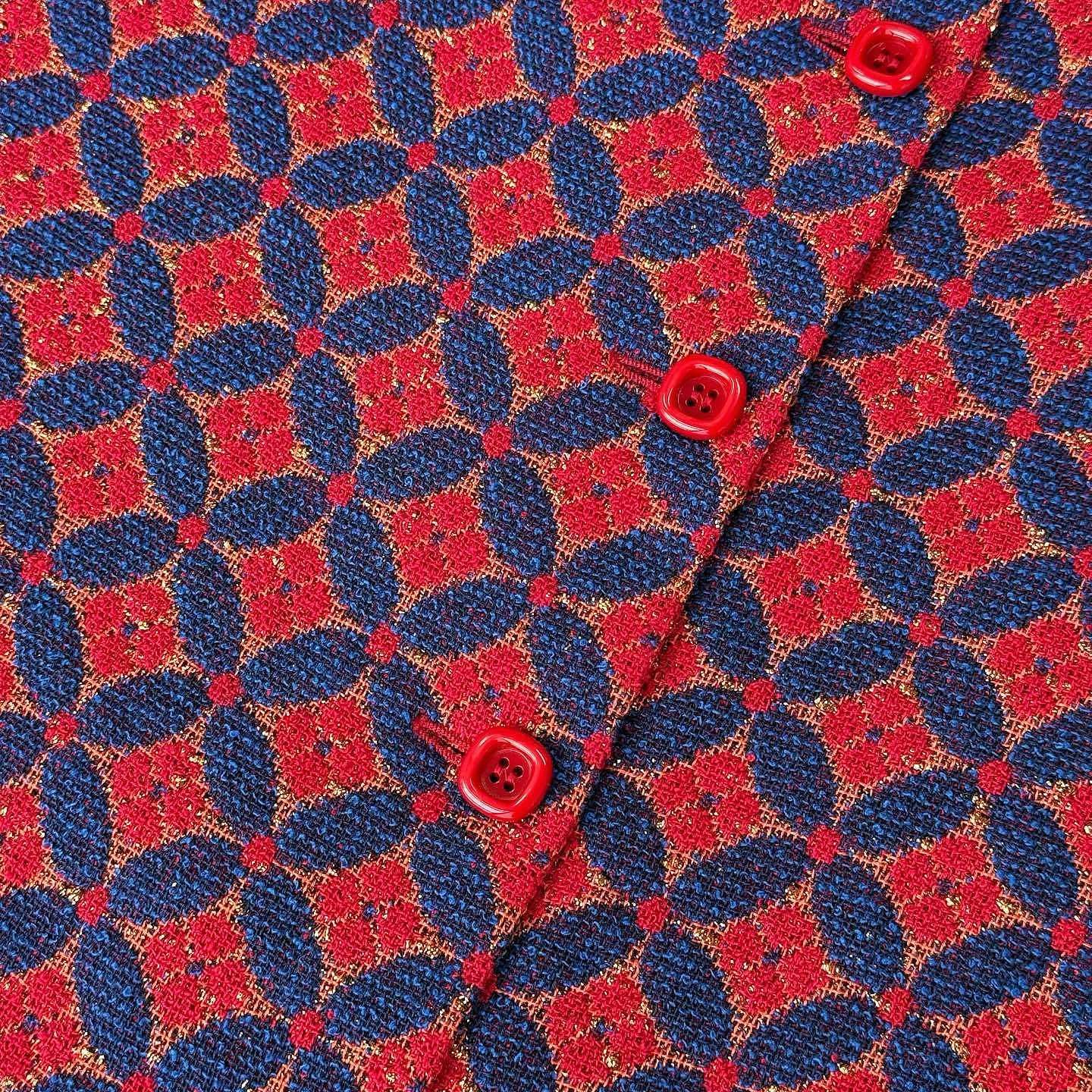 Gucci Gucci Geometric Pattern Tweed Skirt Size 40 Size 27" / US 4 / IT 40 - 8 Thumbnail