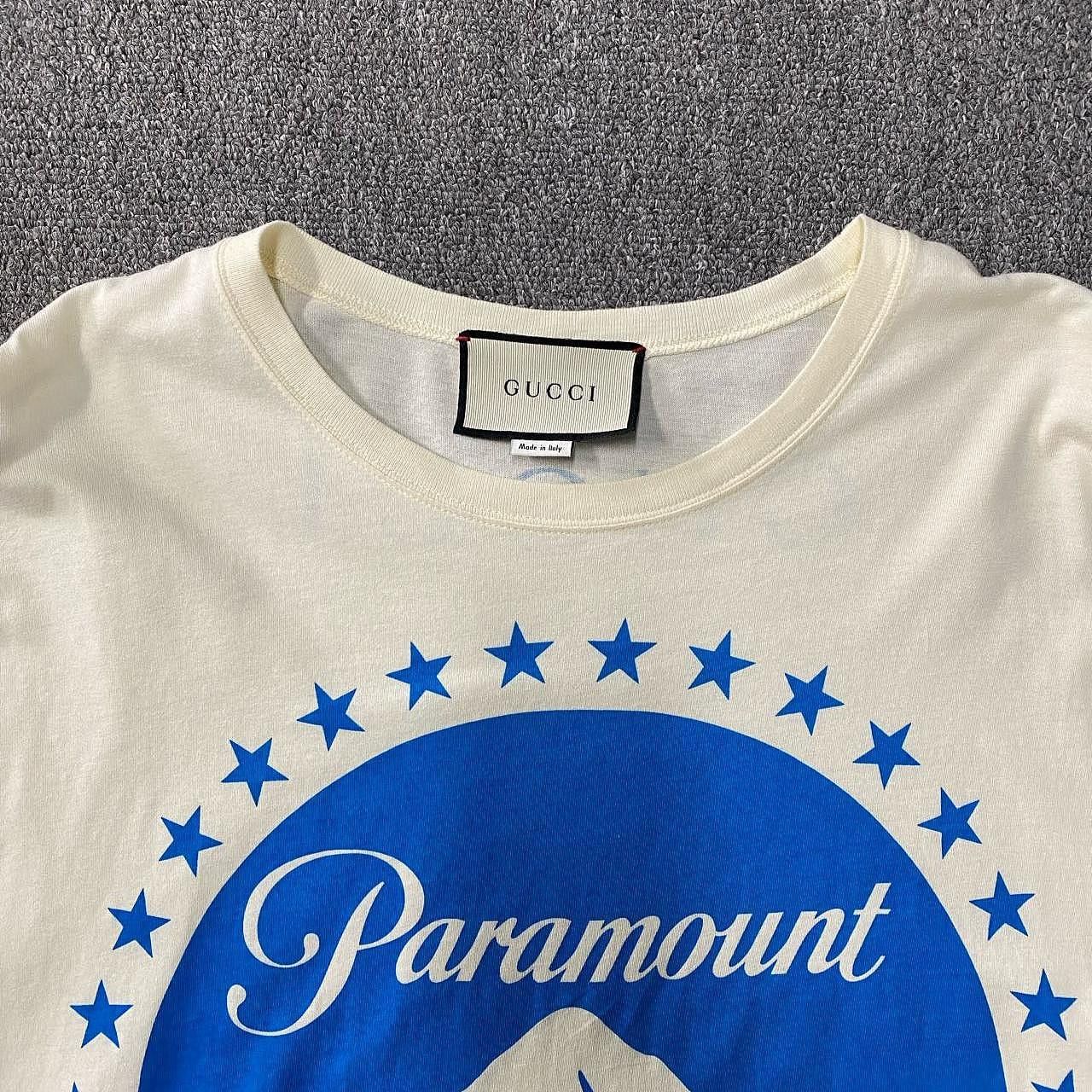 Gucci Gucci Paramount Print T-Shirt White Size XXS Size US XXS / EU 40 - 6 Thumbnail