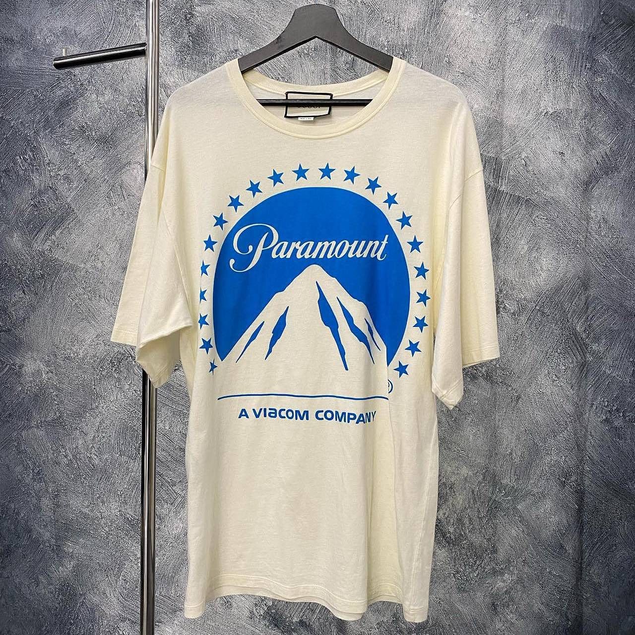 Gucci Gucci Paramount Print T-Shirt White Size XXS Size US XXS / EU 40 - 9 Thumbnail