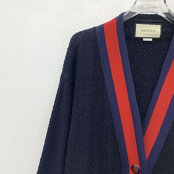 Gucci Gucci Web Stripe Cardigan Size 38 Size XS / US 0-2 / IT 36-38 - 6 Thumbnail