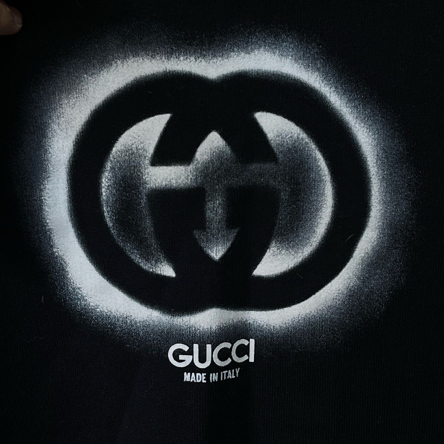 Gucci Gucci Logo Print Hoodie Size M Size US M / EU 48-50 / 2 - 7 Thumbnail