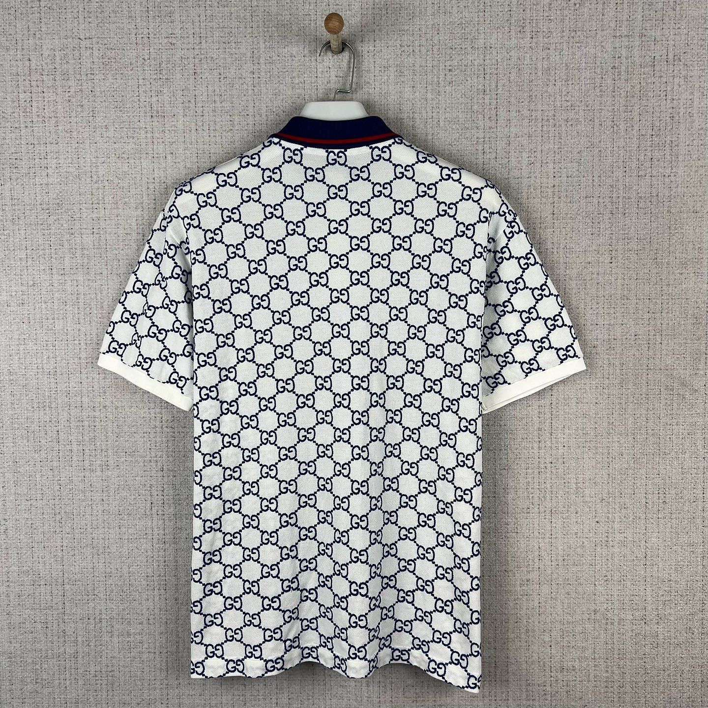 Gucci Gucci GG Monogram Polo Shirt Size XL Size US XL / EU 56 / 4 - 2 Thumbnail