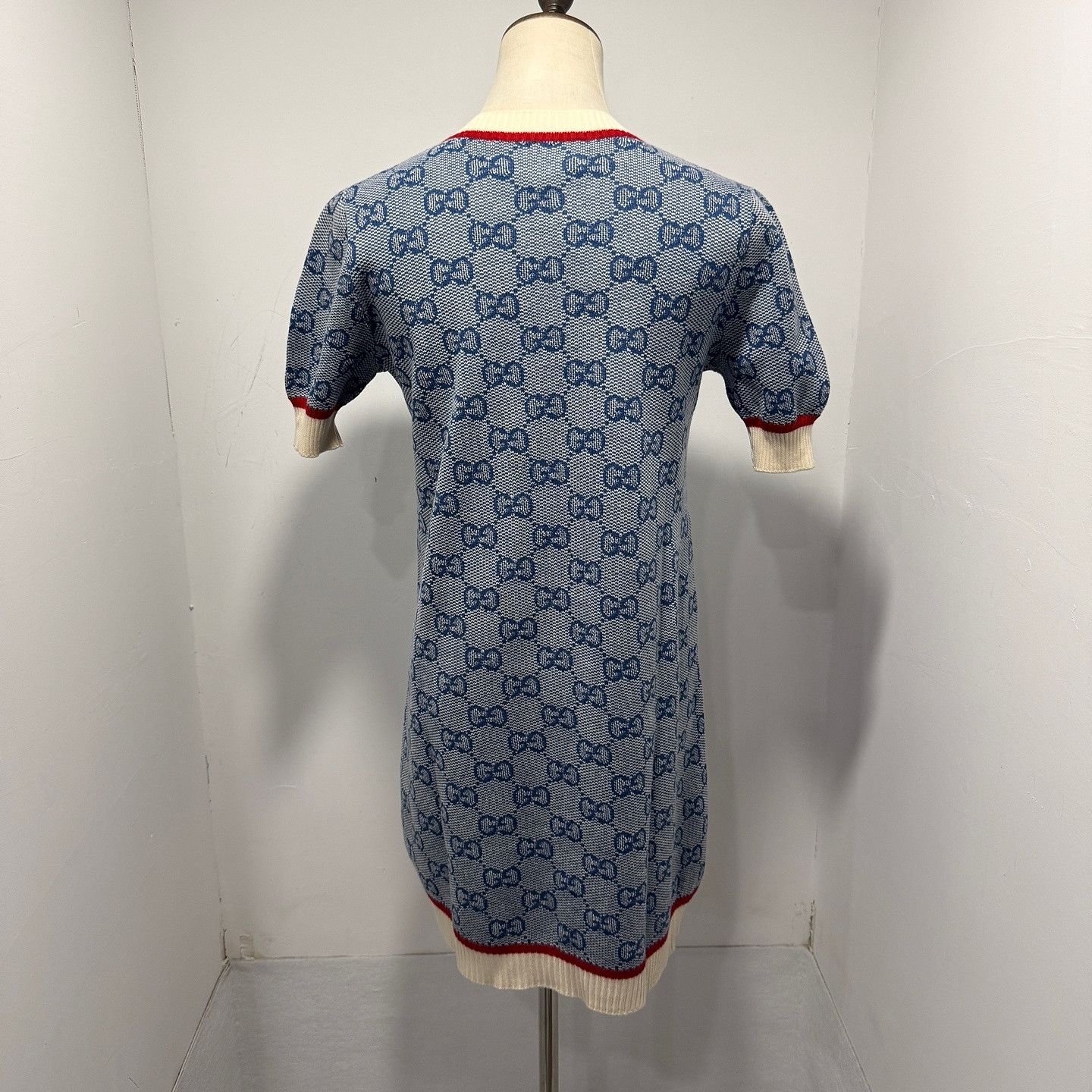 Gucci Gucci GG Jacquard Knit Mini Dress Size XXS Size XXS / US 00 / IT 34 - 2 Thumbnail