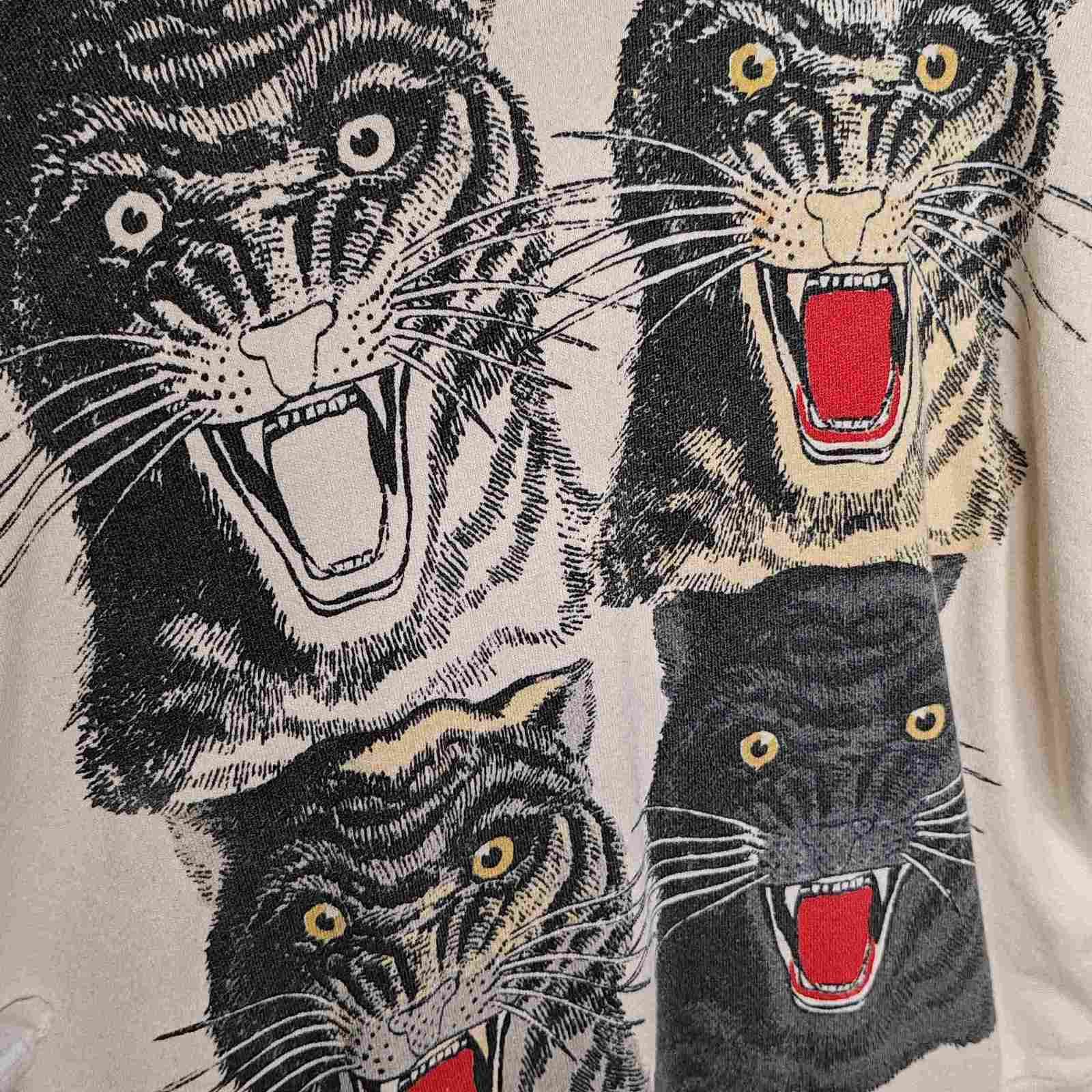 Gucci Gucci Tiger Print Logo Sweatshirt Size S Size US S / EU 44-46 / 1 - 7 Thumbnail