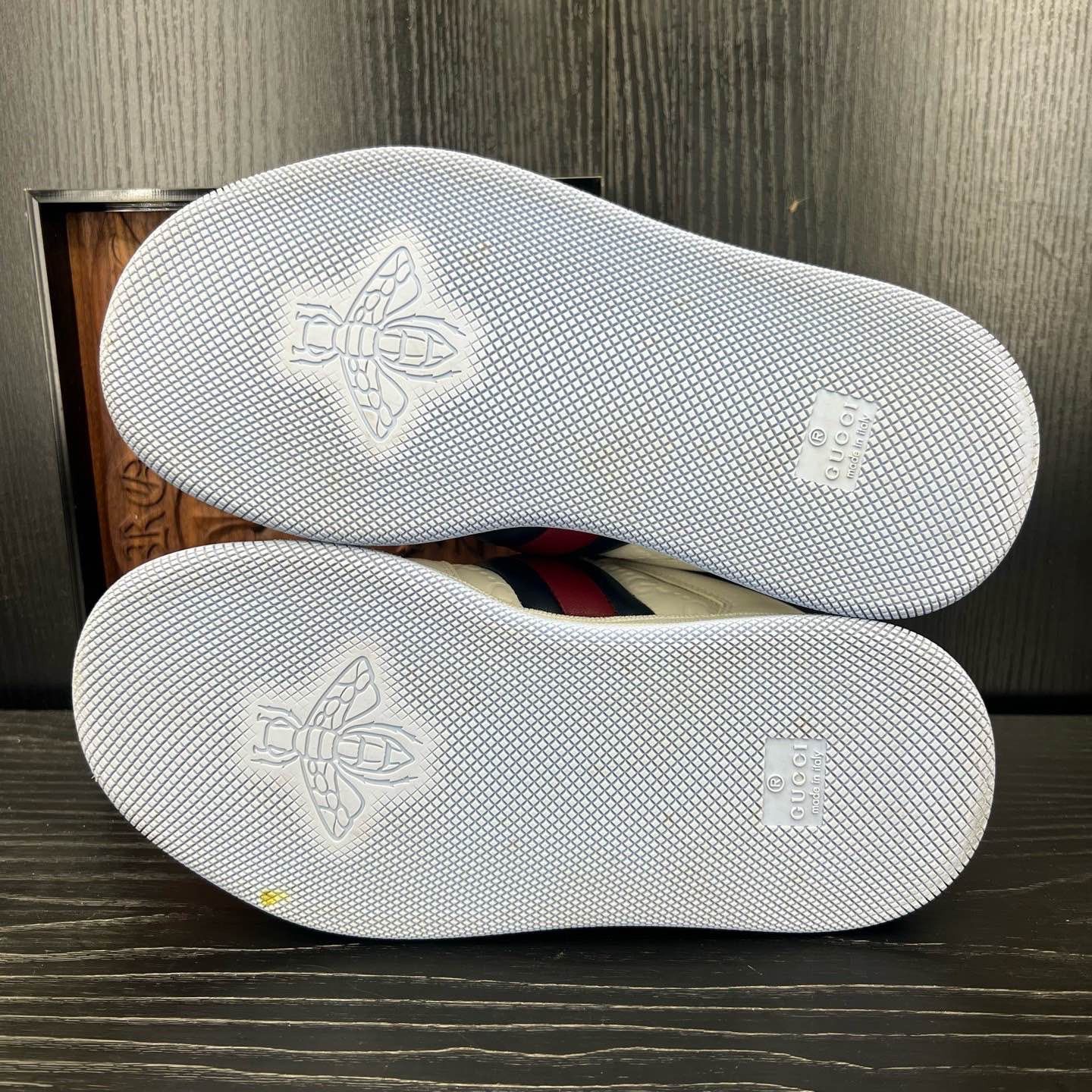 Gucci Gucci Screener Leather Low-Top Sneakers Size 34.5 Size US 4.5 / IT 34.5 - 4 Thumbnail
