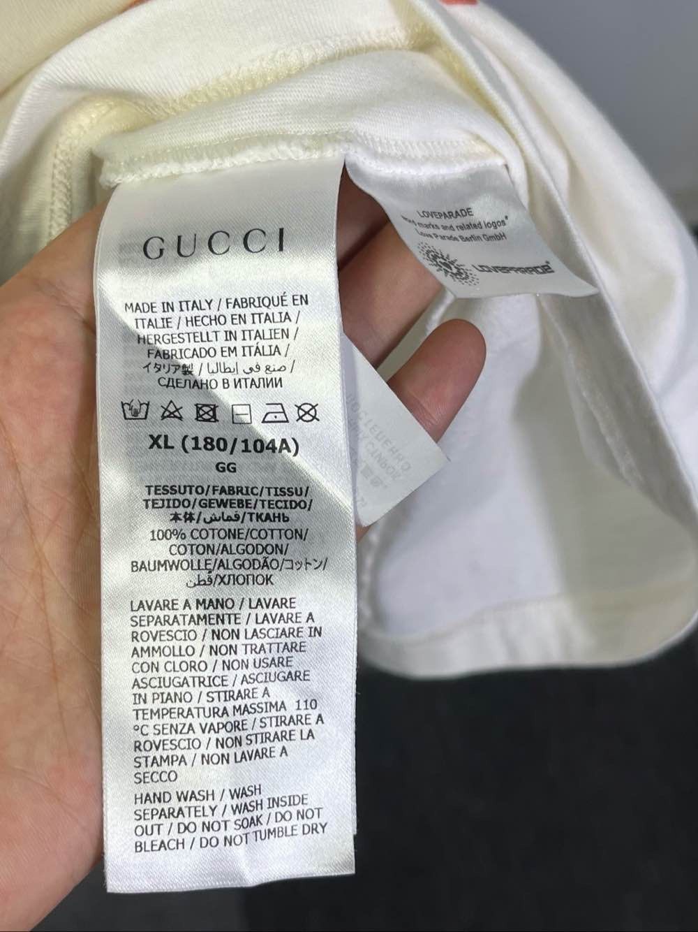 Gucci Gucci Love Parade Heart Print T-Shirt Size XL Size US XL / EU 56 / 4 - 4 Thumbnail