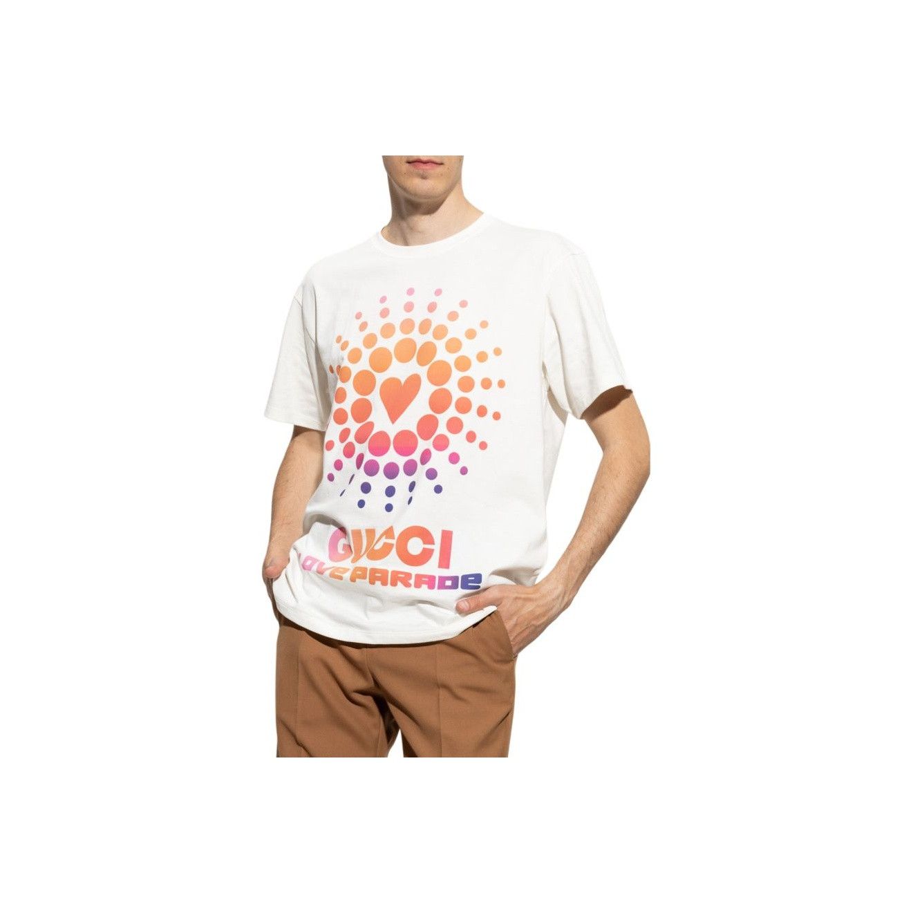 Gucci Gucci Love Parade Heart Print T-Shirt Size XL Size US XL / EU 56 / 4 - 5 Thumbnail