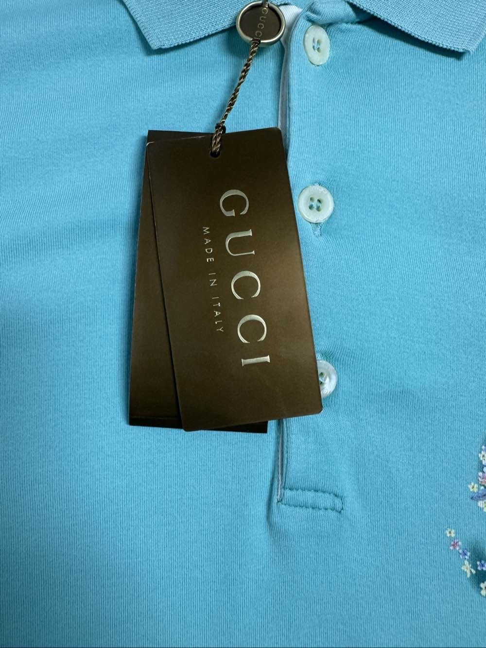 Gucci Gucci Floral G-Logo Embroidery Polo Size L Size US L / EU 52-54 / 3 - 5 Thumbnail